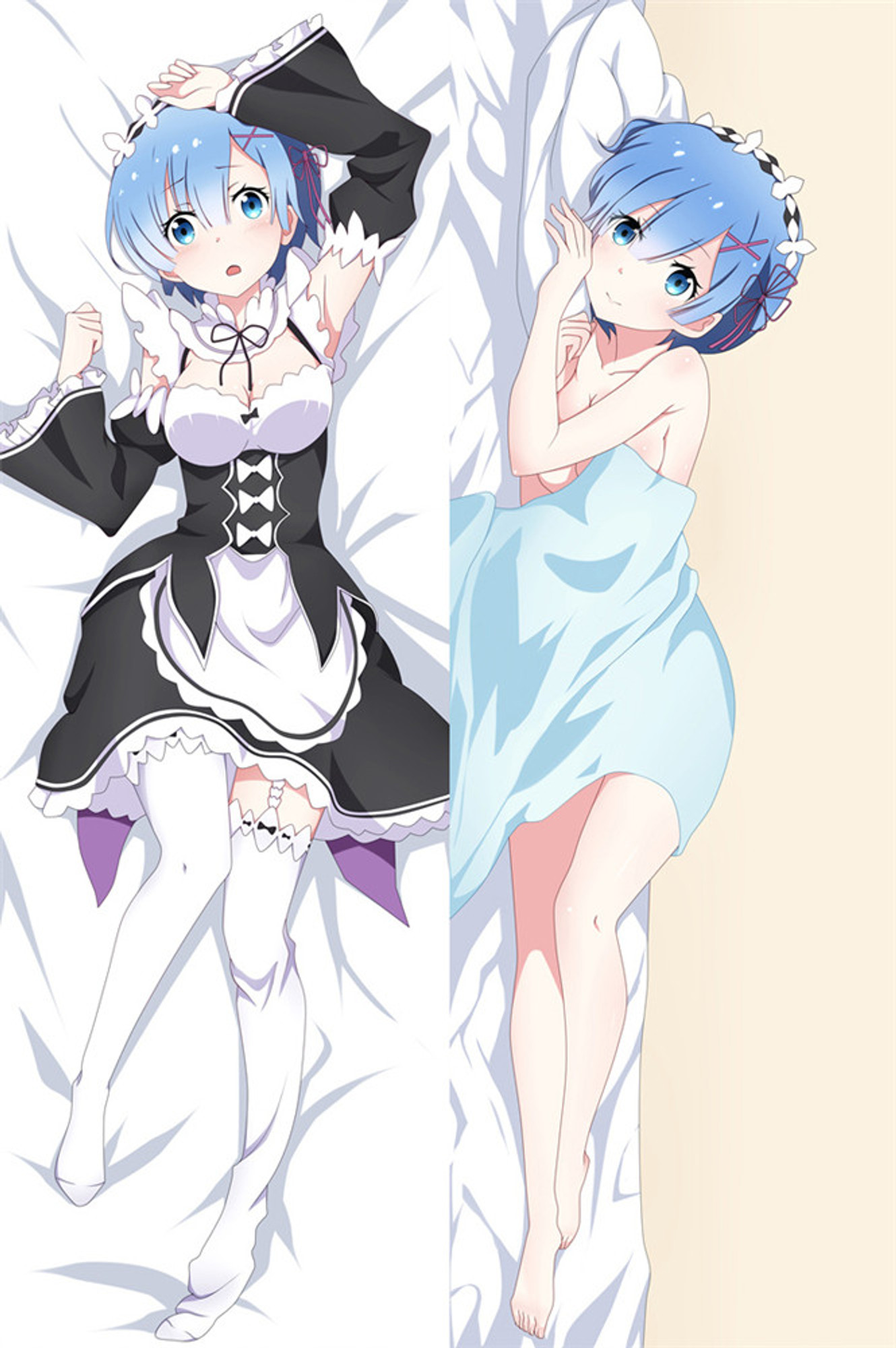Rem from "Re: Zero" Body Pillow Dakimakura Case