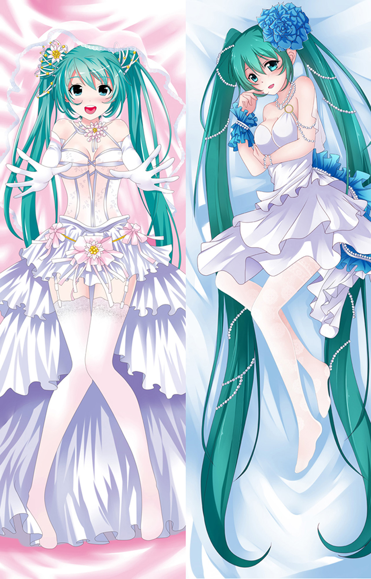Hatsune Miku from Vocaloid dakimakura cover