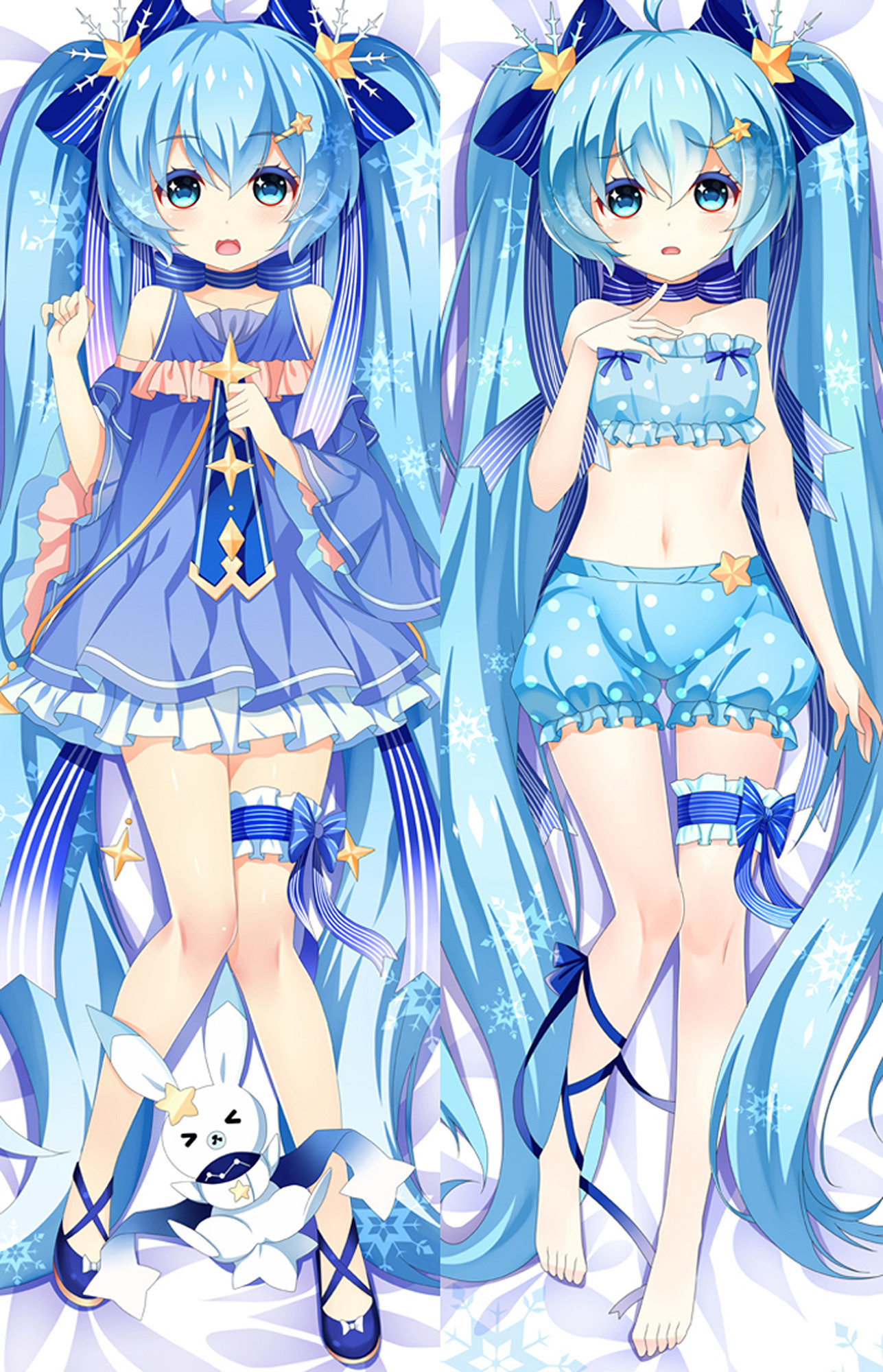 Hatsune Miku from Vocaloid dakimakura cover