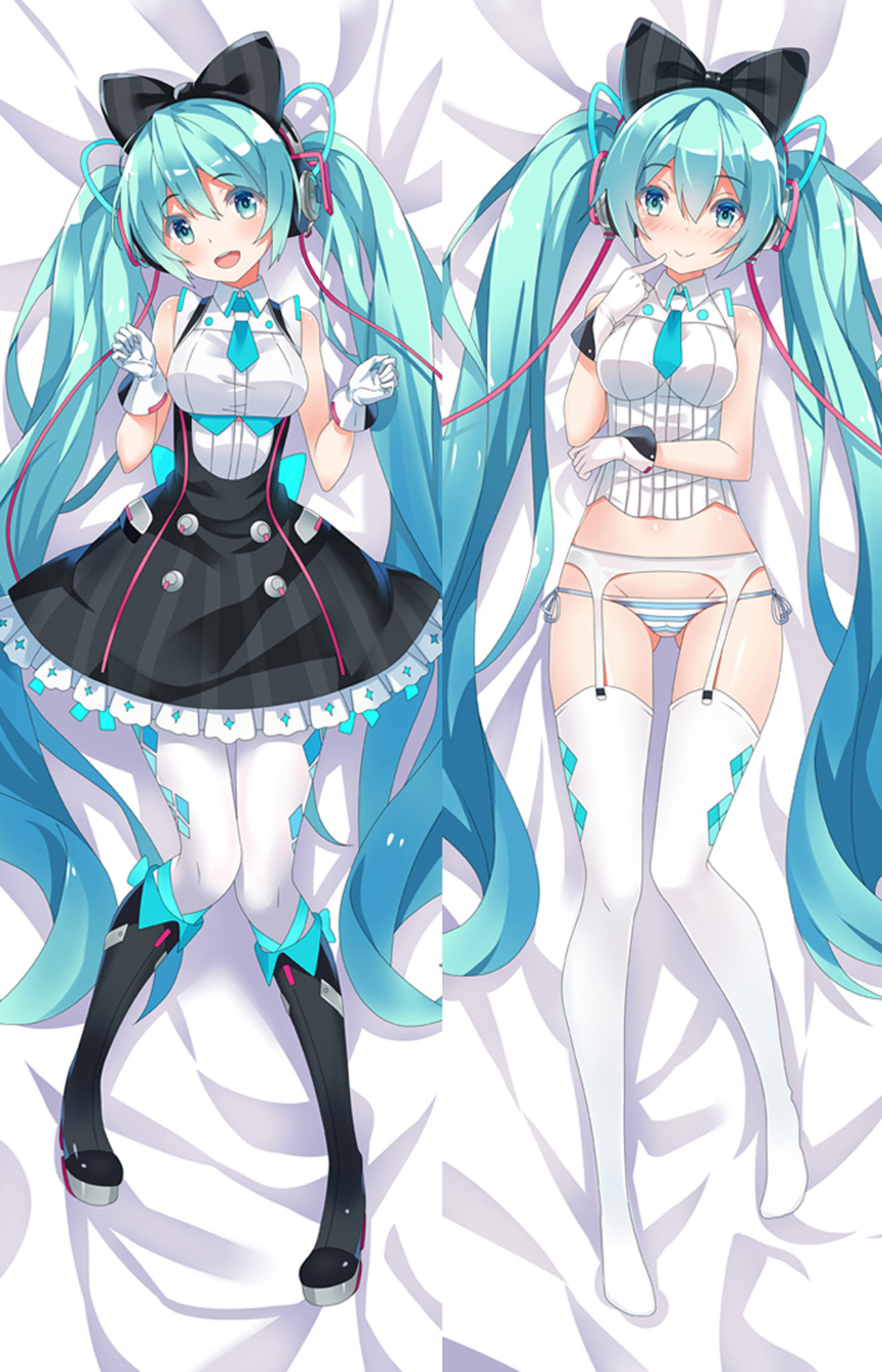 Hatsune Miku from Vocaloid dakimakura cover