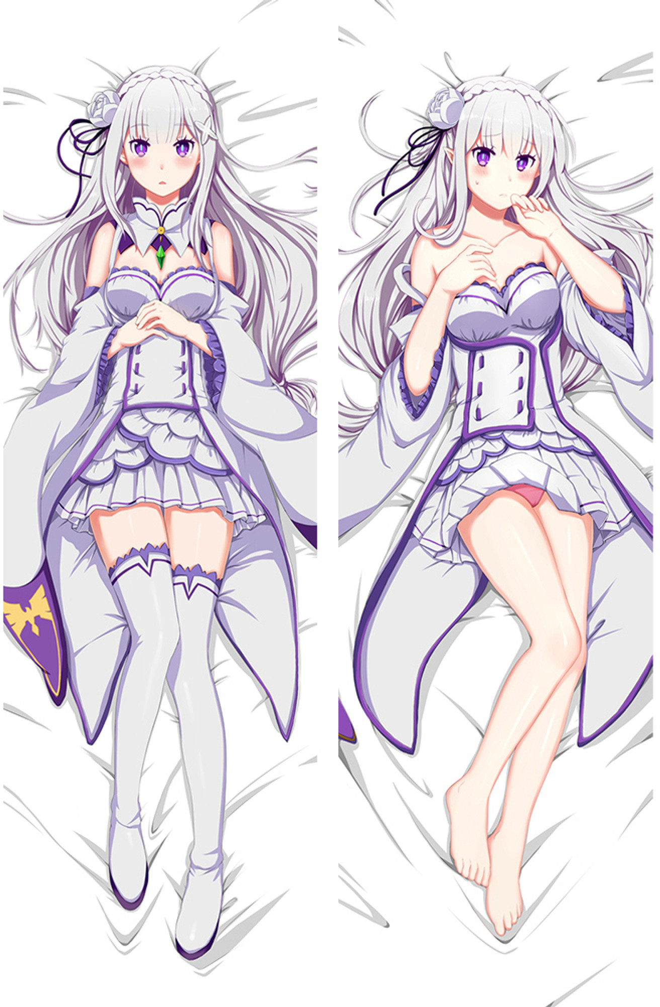 Emilia from Re: Zero dakimakura cover