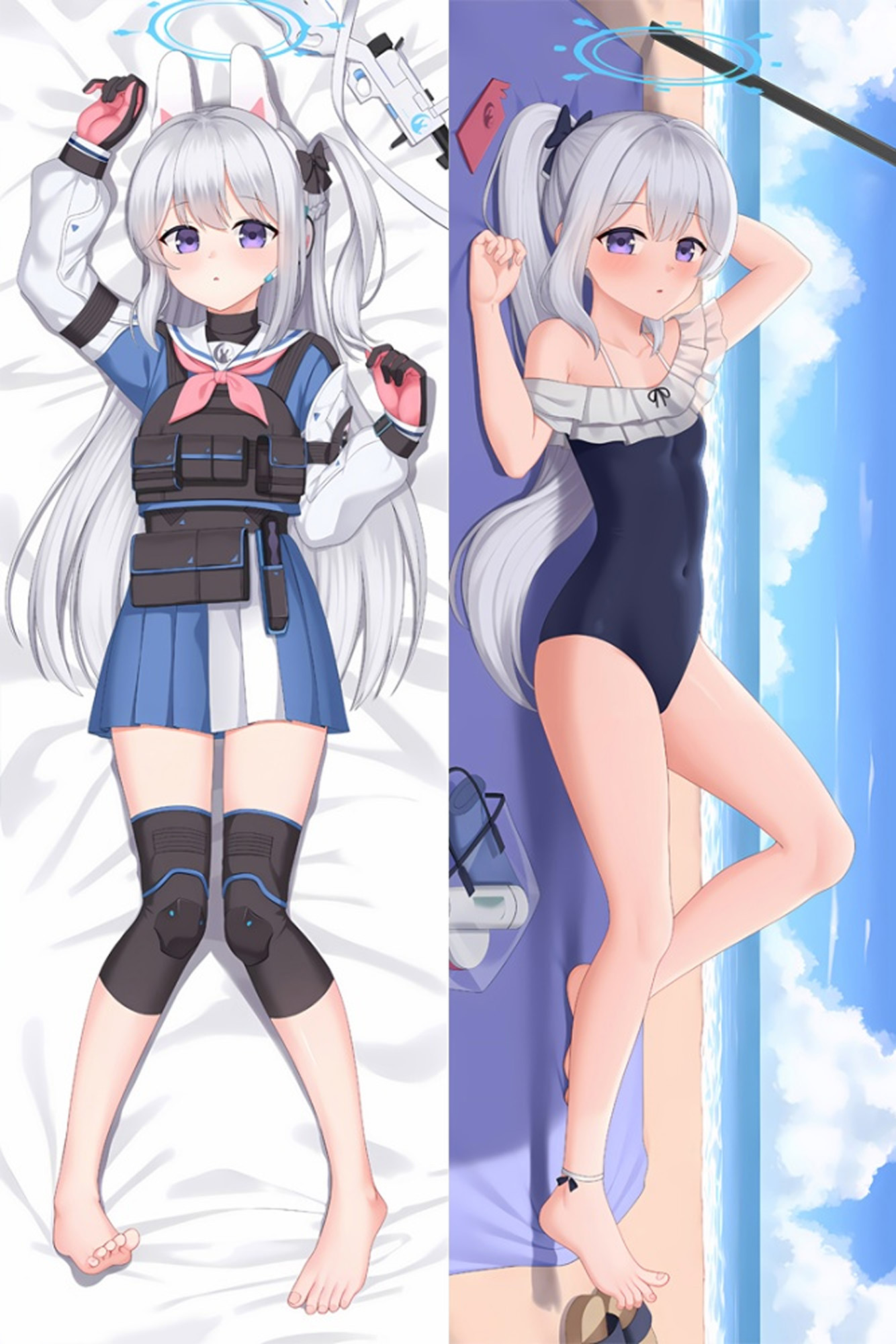 Tsukiyuki Miyako from "Blue Archive" Body Pillow Dakimakura Case