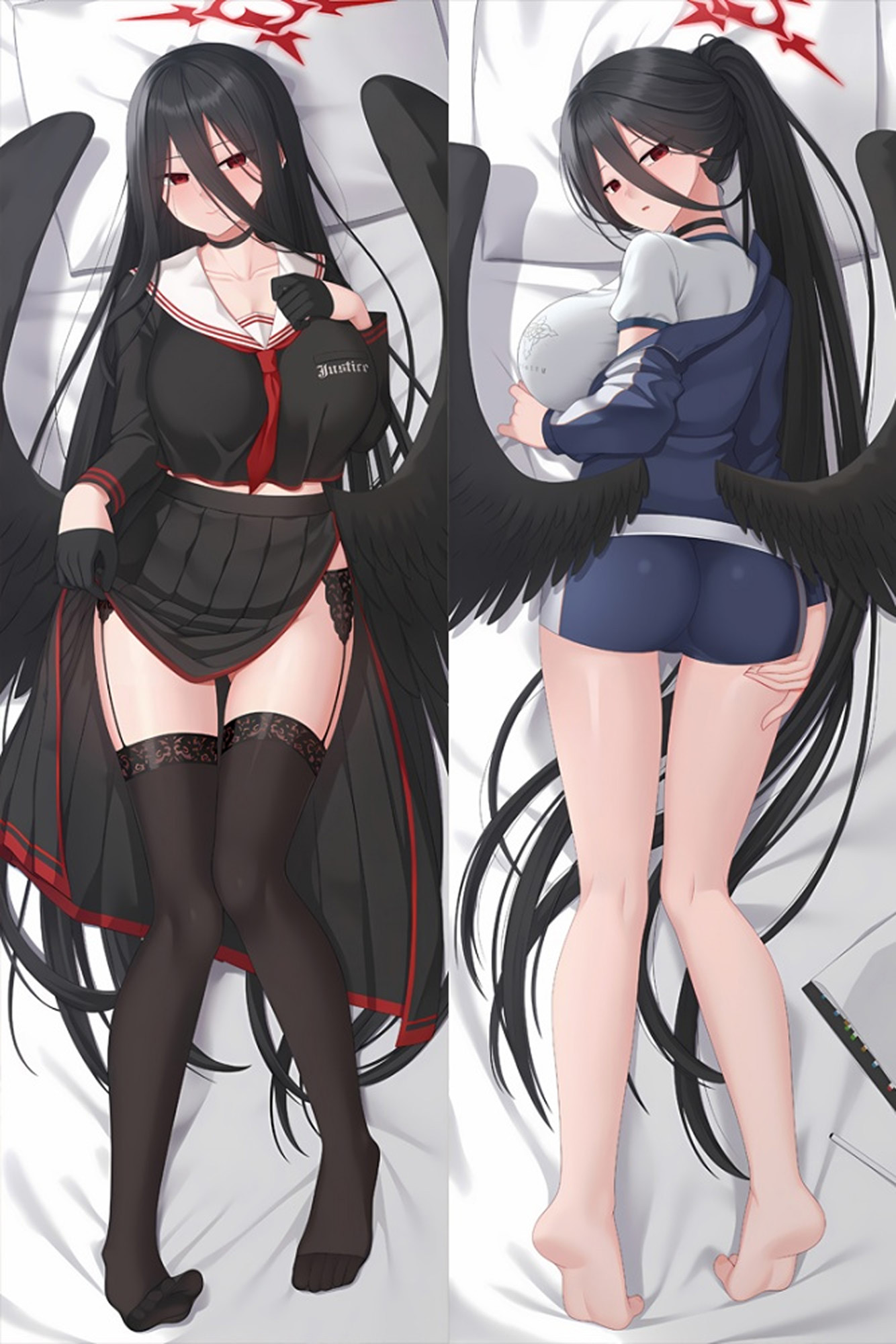 Hanekawa Hasumi from Blue Archive dakimakura cover