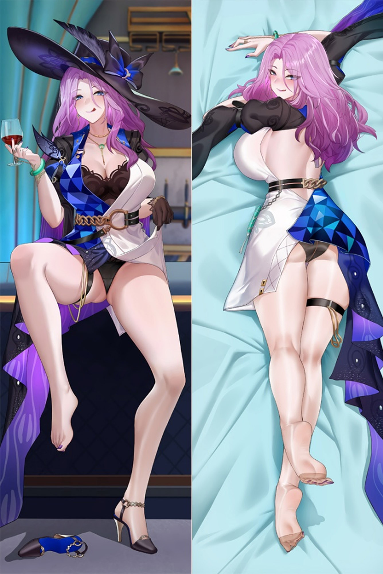 Jade from "Honkai Star Rail" Body Pillow Dakimakura Case