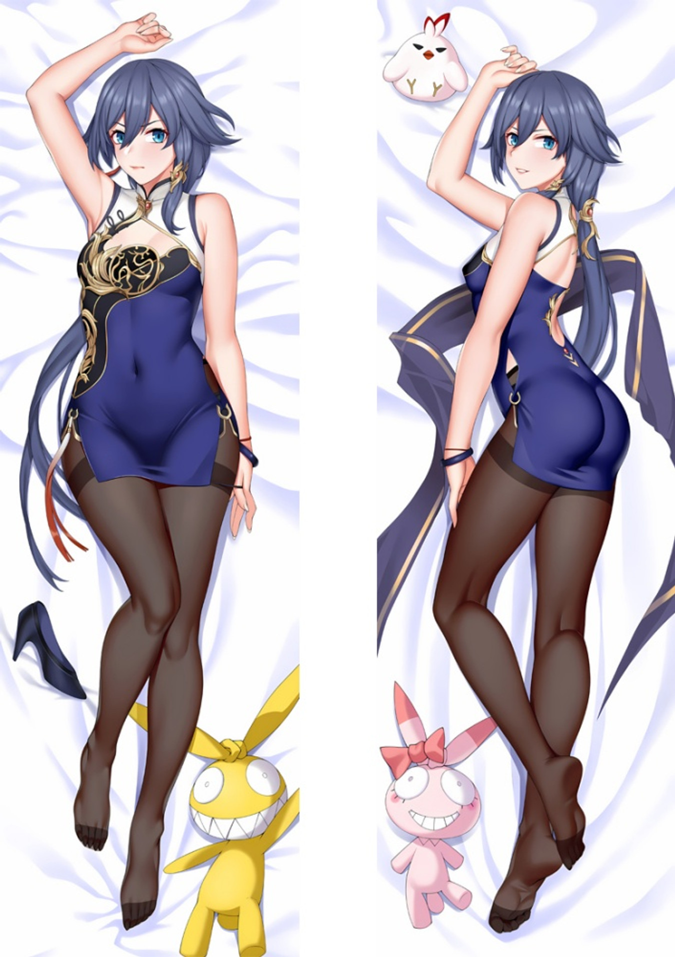 Fu Hua from "Honkai Star Rail" Body Pillow Dakimakura Case