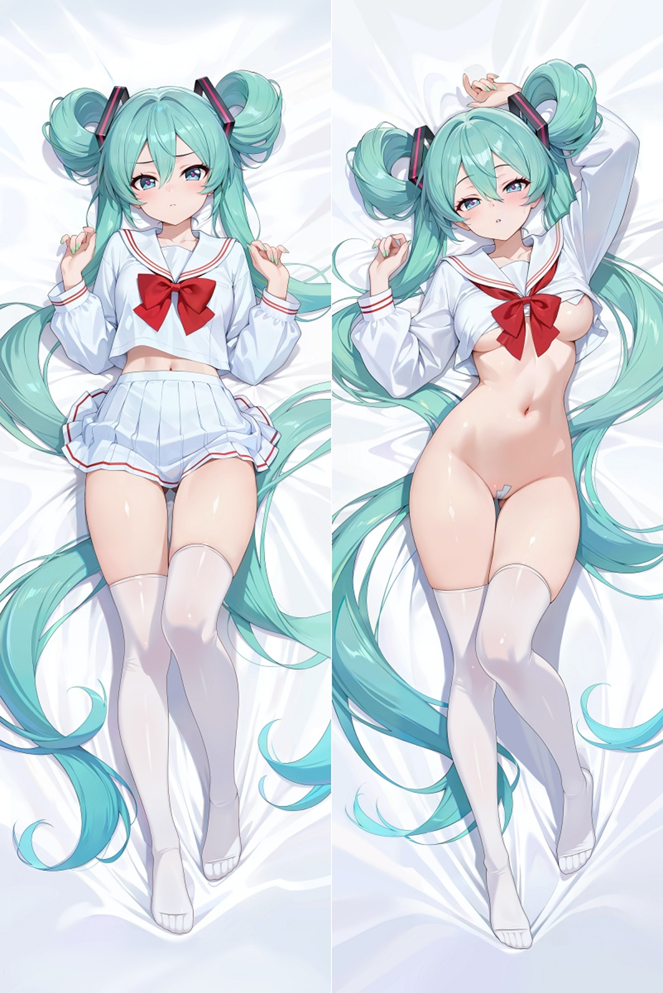 Hatsune Miku from Vocaloid dakimakura cover