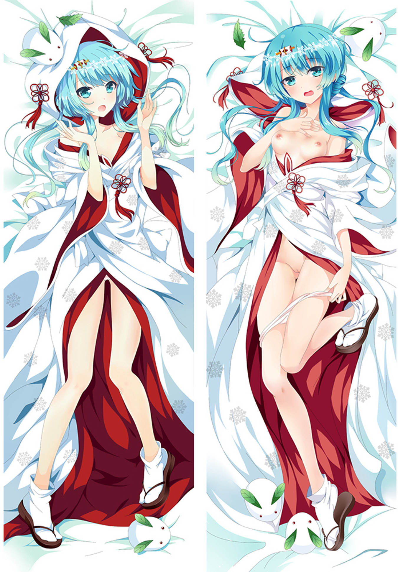 Hatsune Miku from "Vocaloid" NSFW Body Pillow Dakimakura Case Uncensored