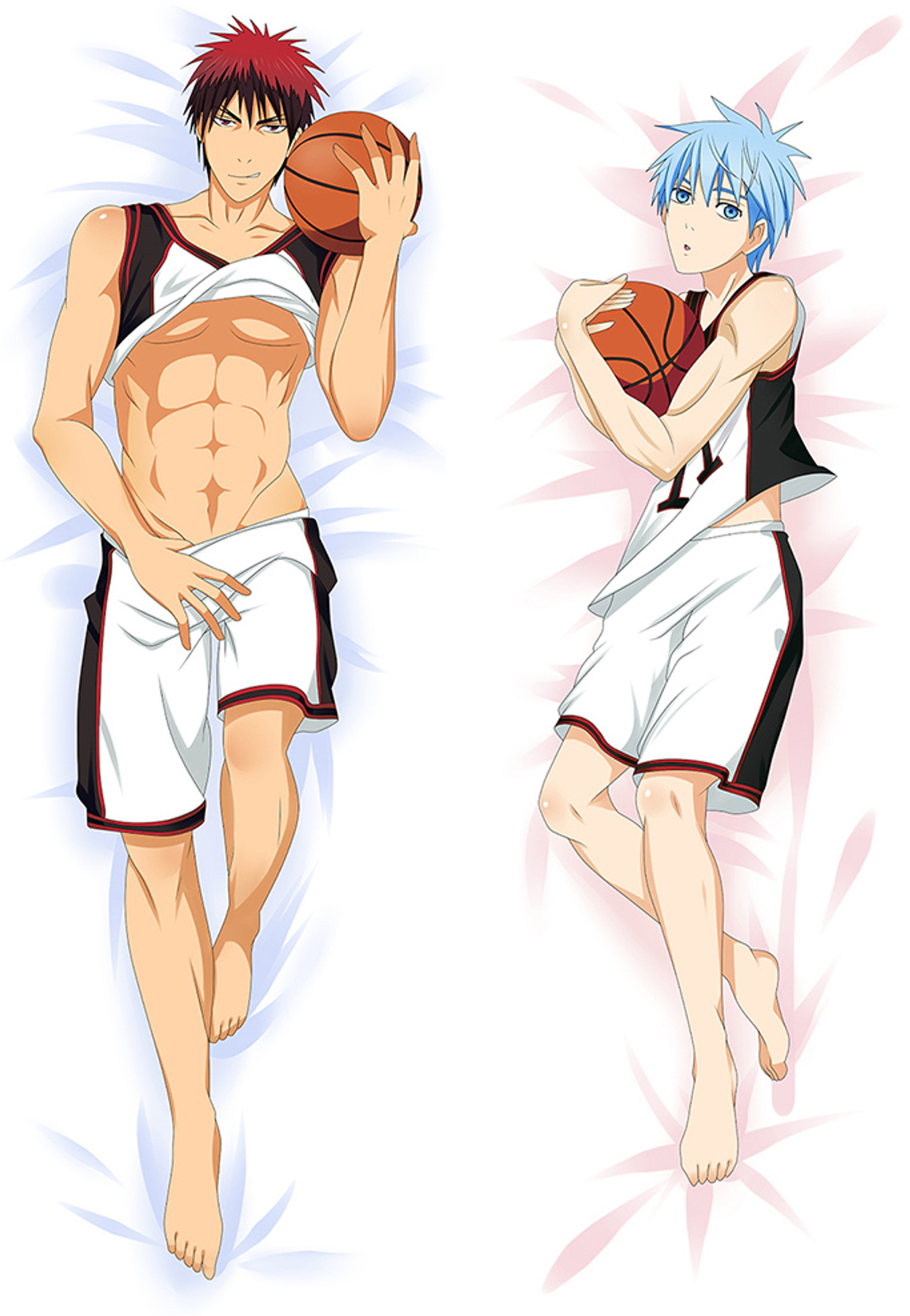 Taiga Kagami and Tetsuya Kuroko from "Kuroko's Basketball" Body Pillow Dakimakura Case