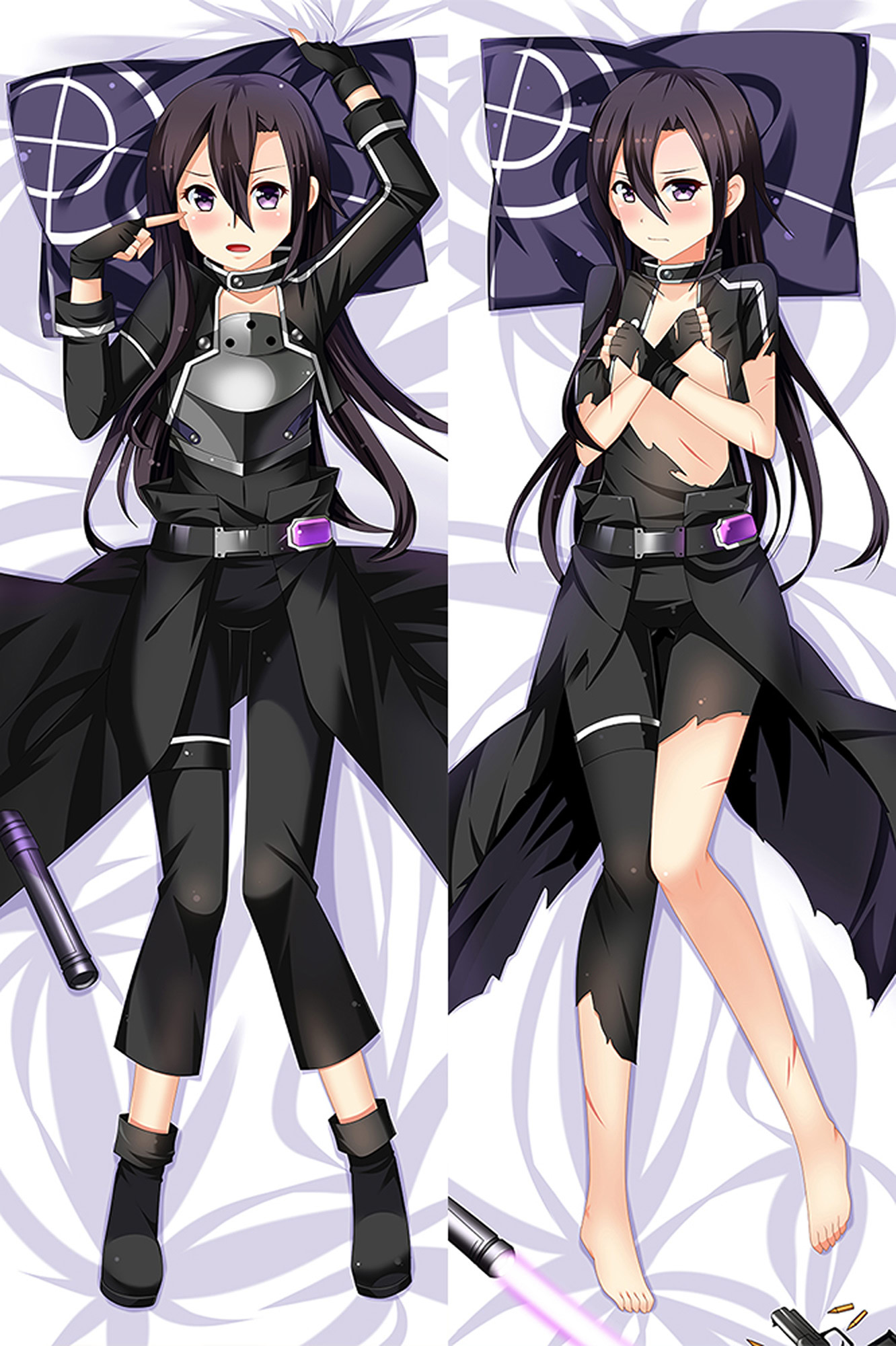 Kirito from "Sword Art Online" Body Pillow Dakimakura Case