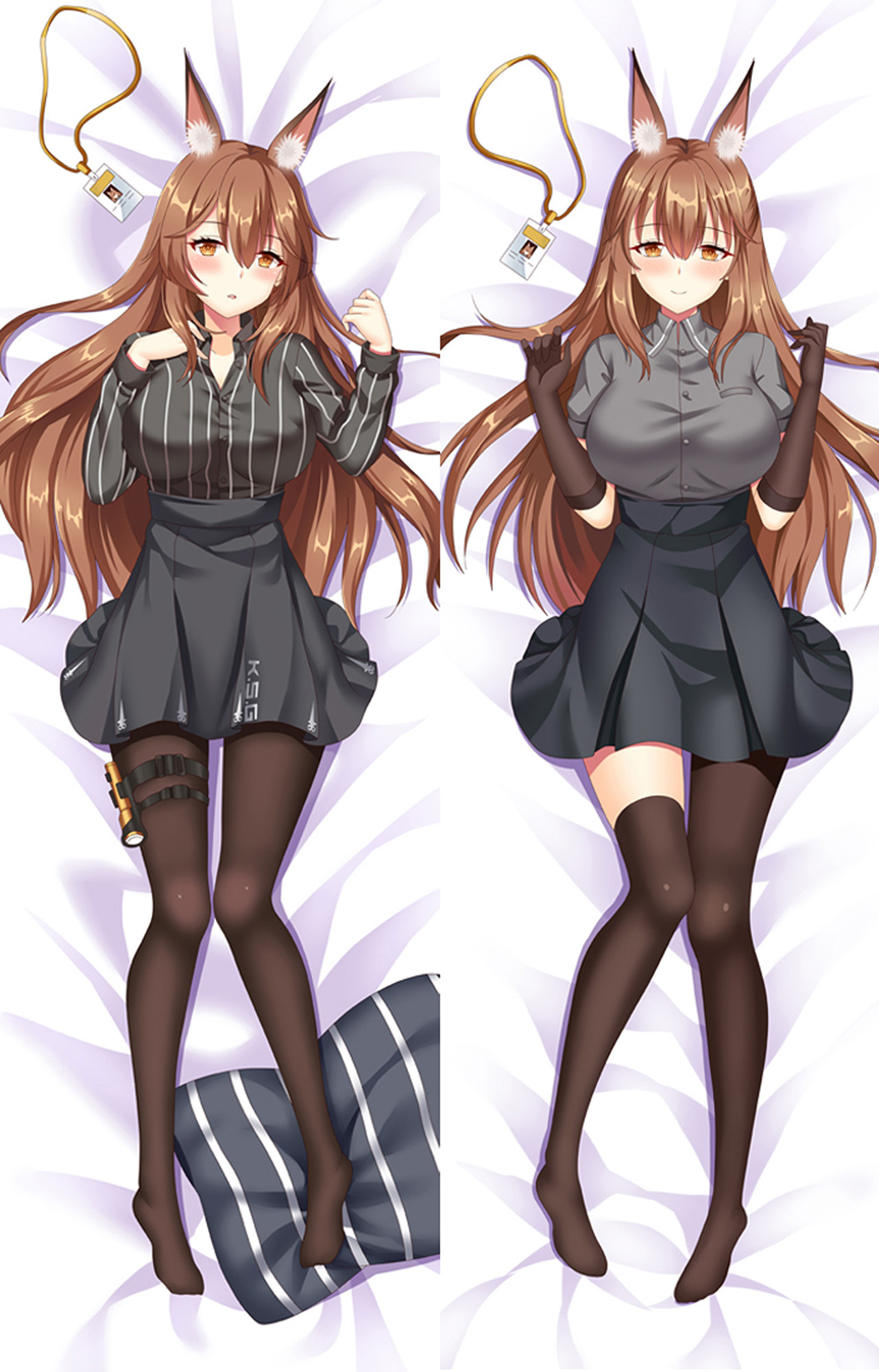 Franka from Arknights dakimakura cover