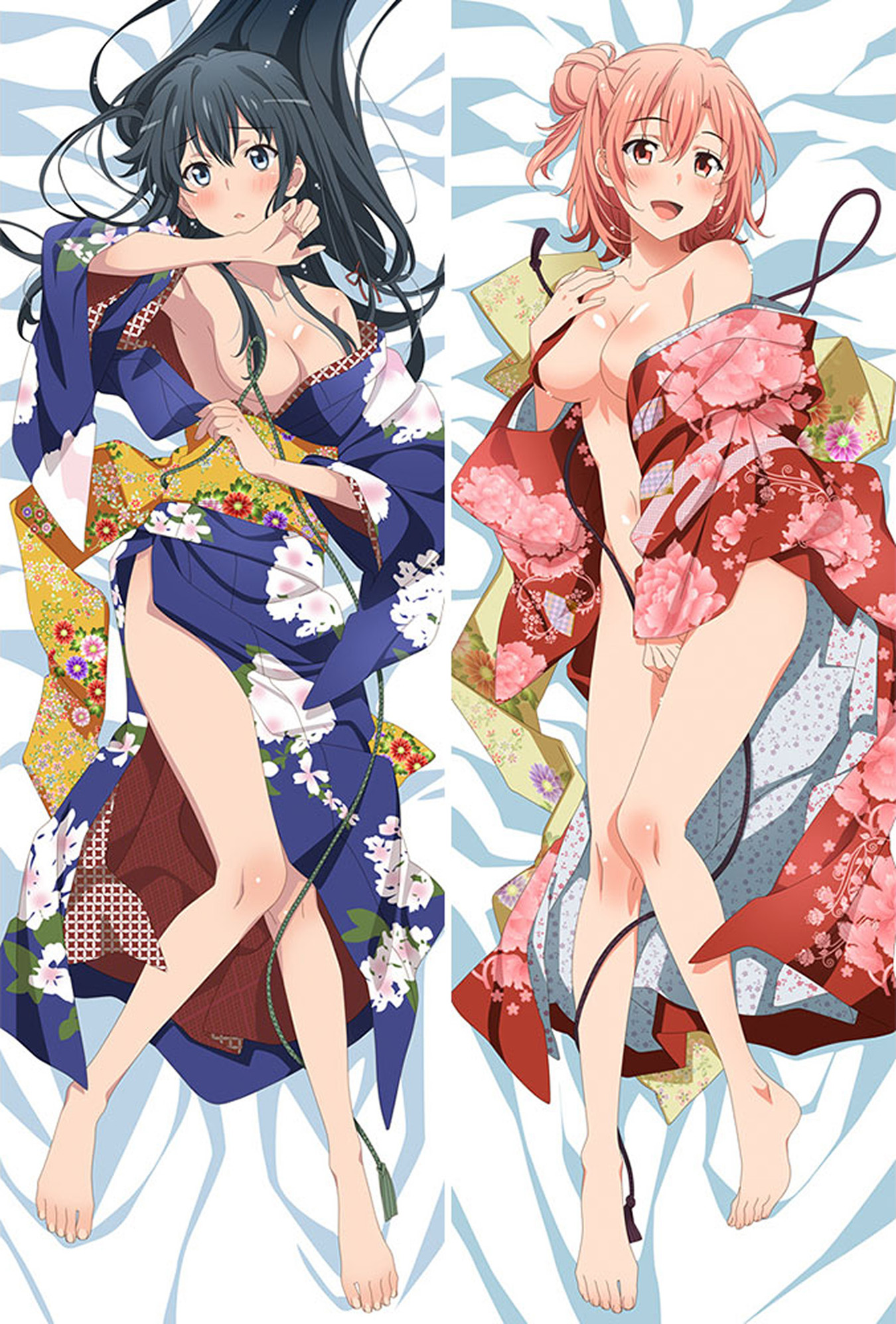 Yui and Yukino from "Oregairu" Body Pillow Dakimakura Case