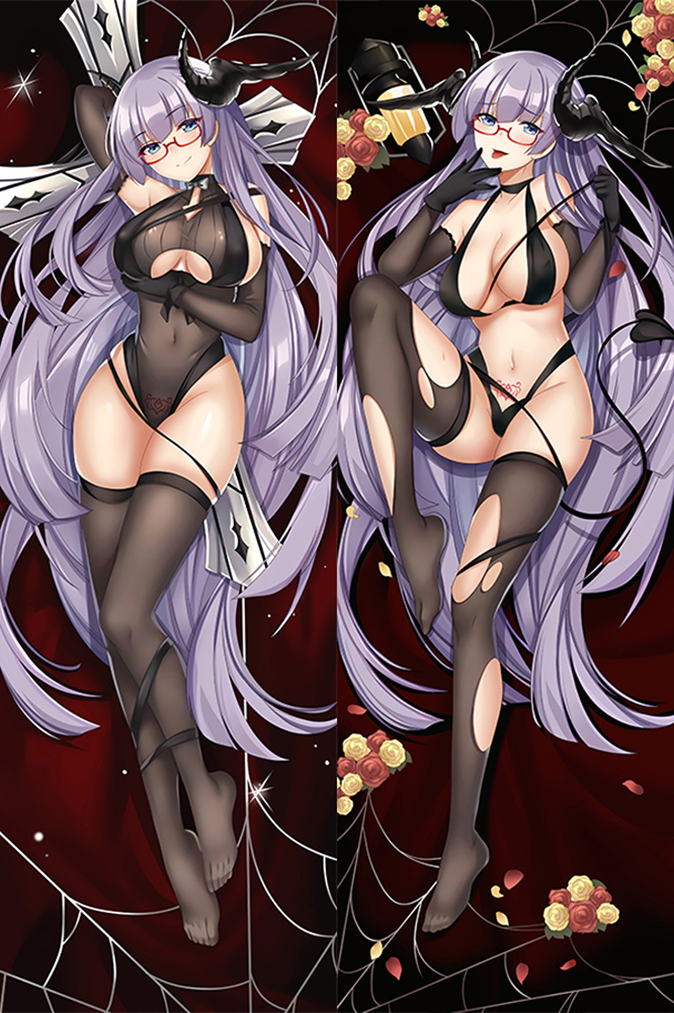 Gneisenau from Azur Lane dakimakura cover