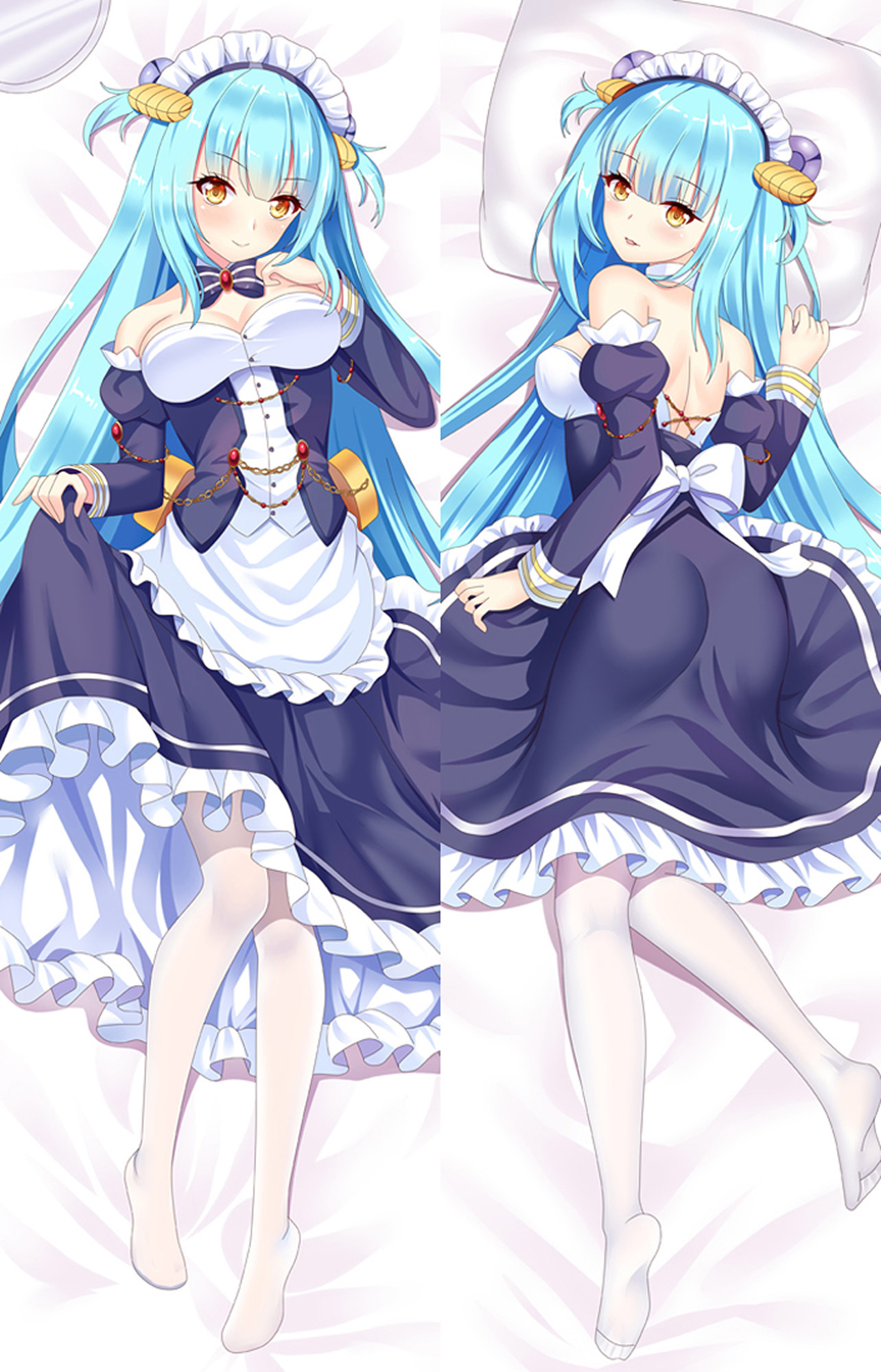 Neptune from Azur Lane dakimakura cover