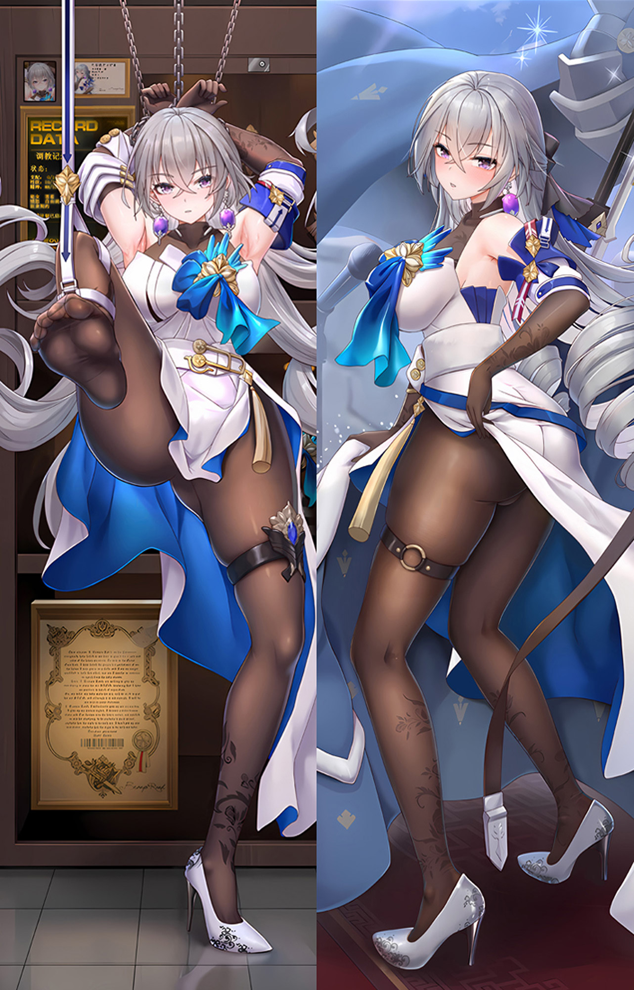 Bronya from Honkai Star Rail dakimakura cover