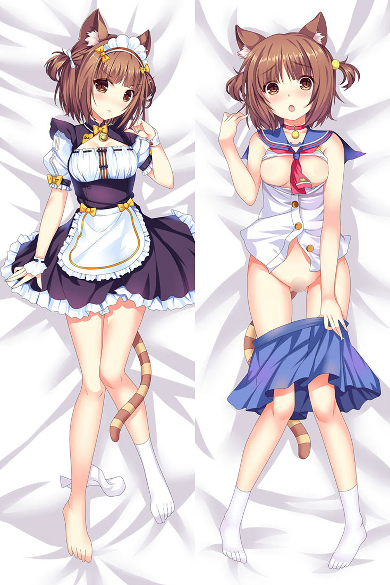 Azuki from "Nekopara" NSFW Body Pillow Dakimakura Case