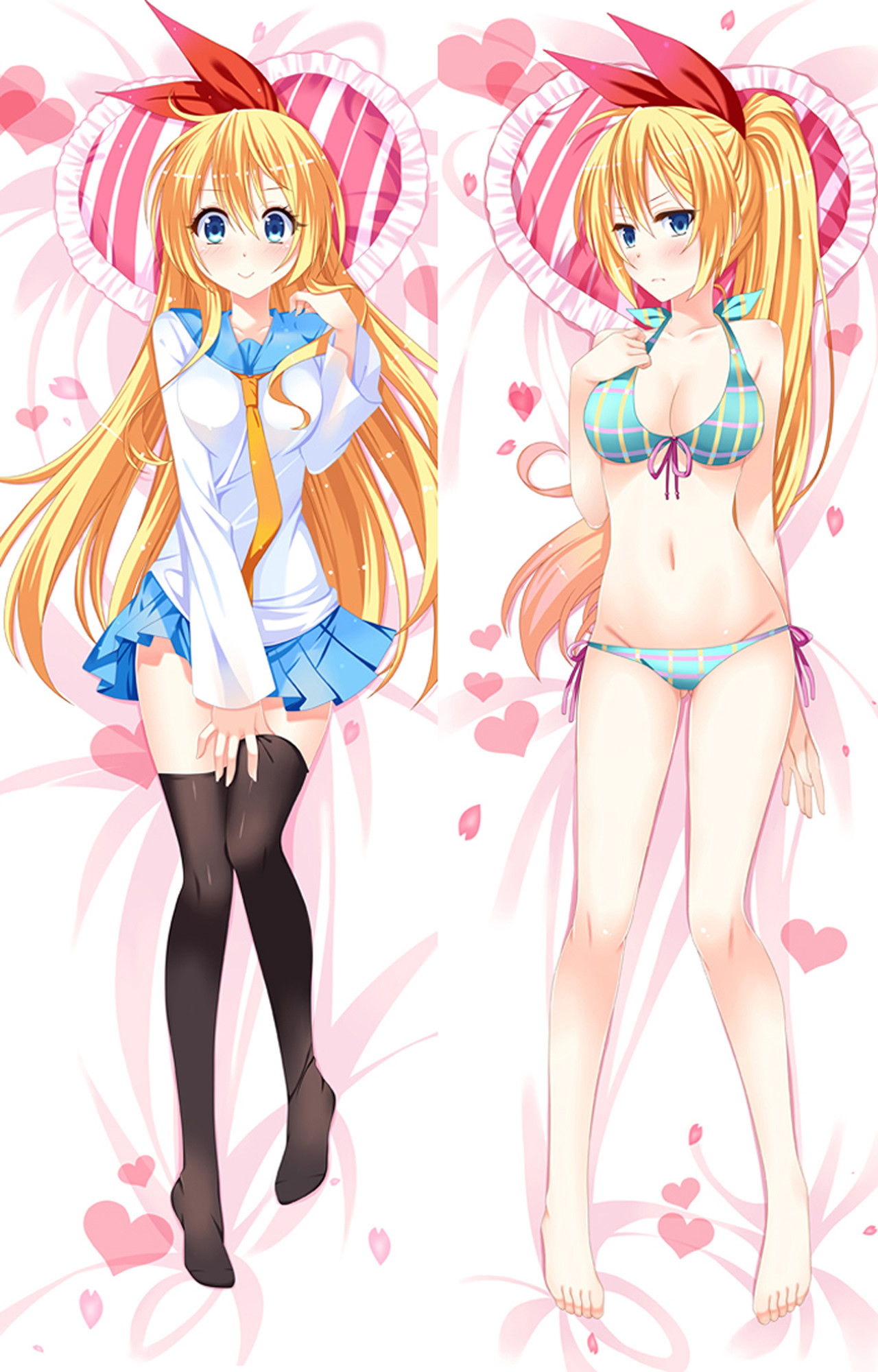 Chitoge Kirisaki from Nisekoi False Love dakimakura cover