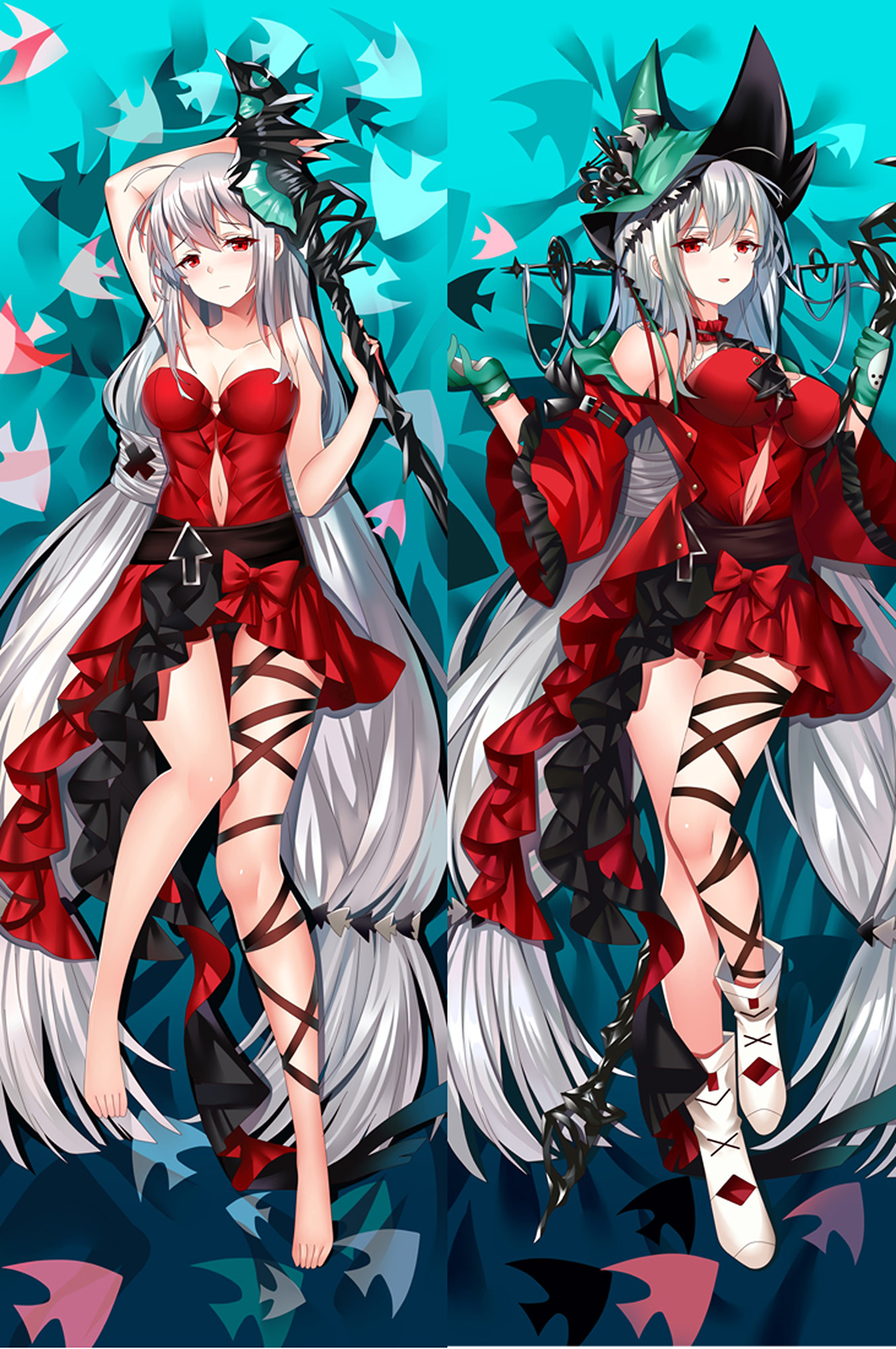 Skadi from Arknights dakimakura cover
