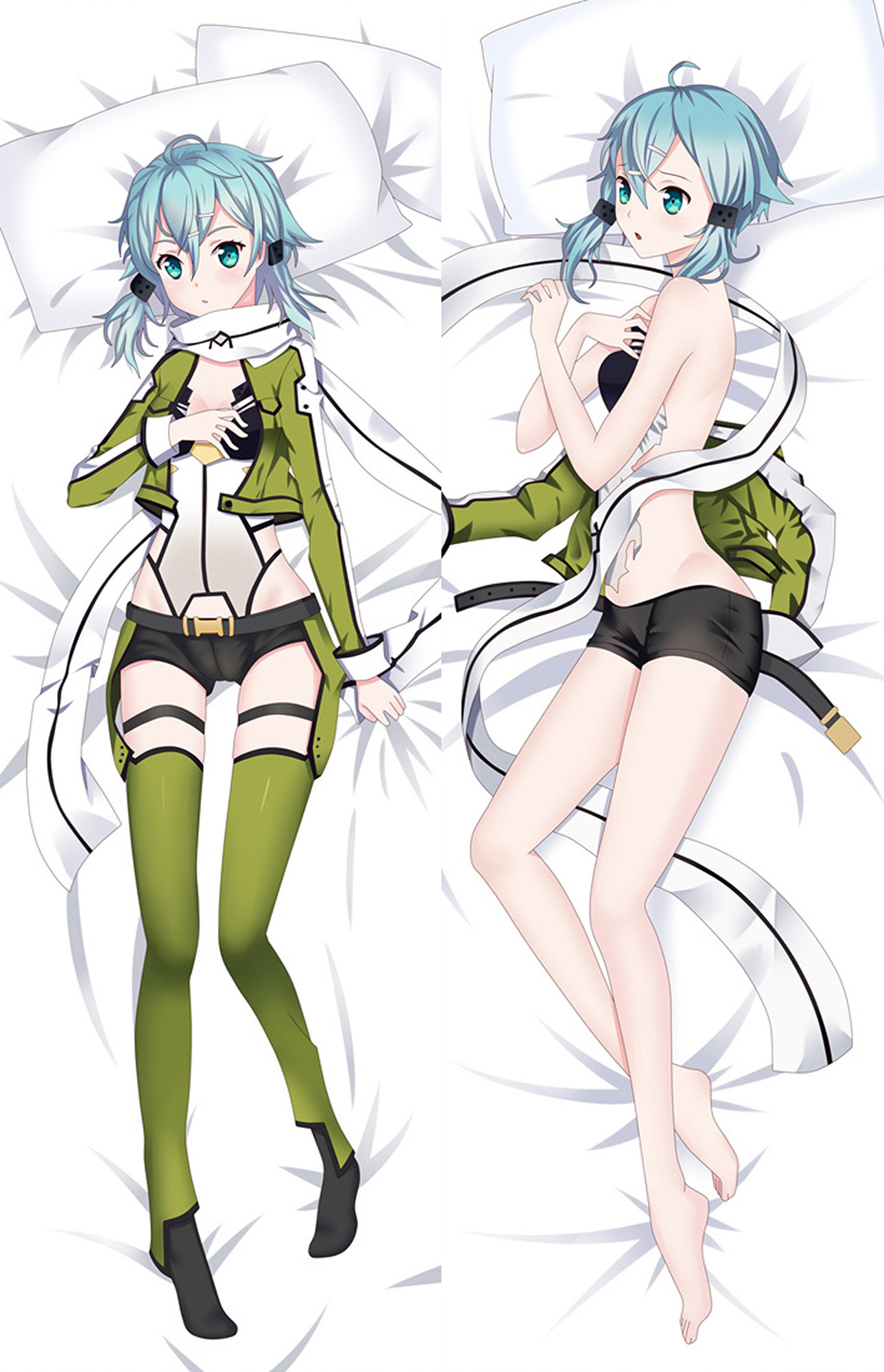 Sinon Shino Asada from Sword Art Online dakimakura cover