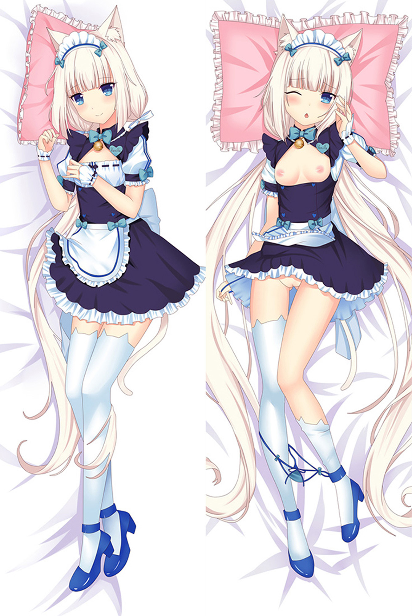 Vanilla from Nekopara 18+ Uncensored dakimakura cover