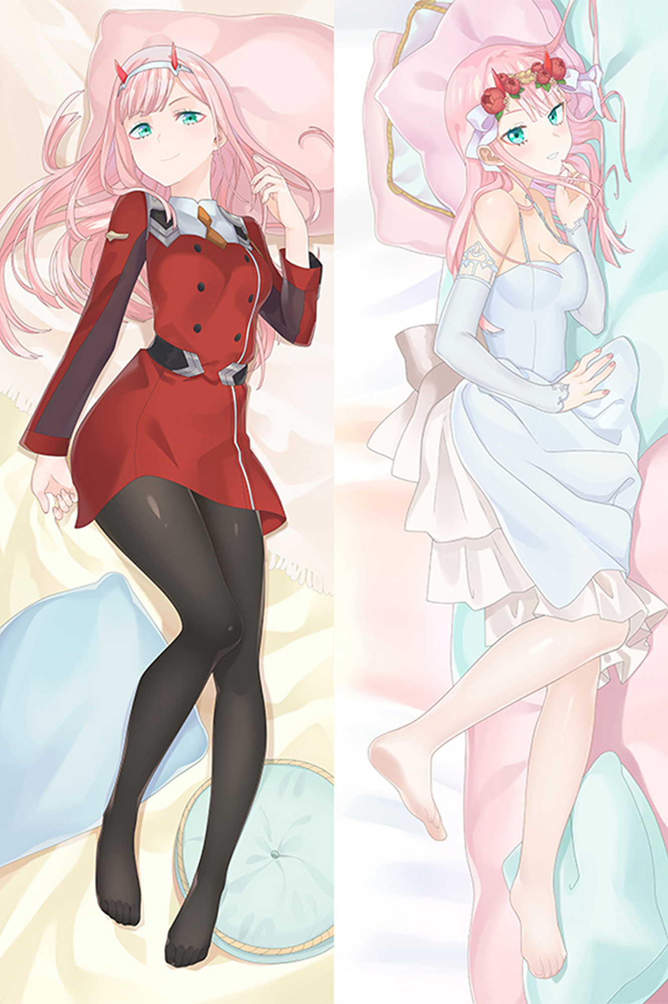 Zero Two from Darling In The FranXX dakimakura cover