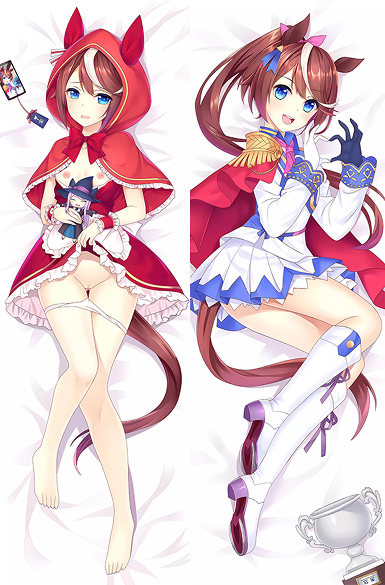Tokai Uma Musume from "Pretty Derby" NSFW Uncensored Body Pillow Dakimakura Case