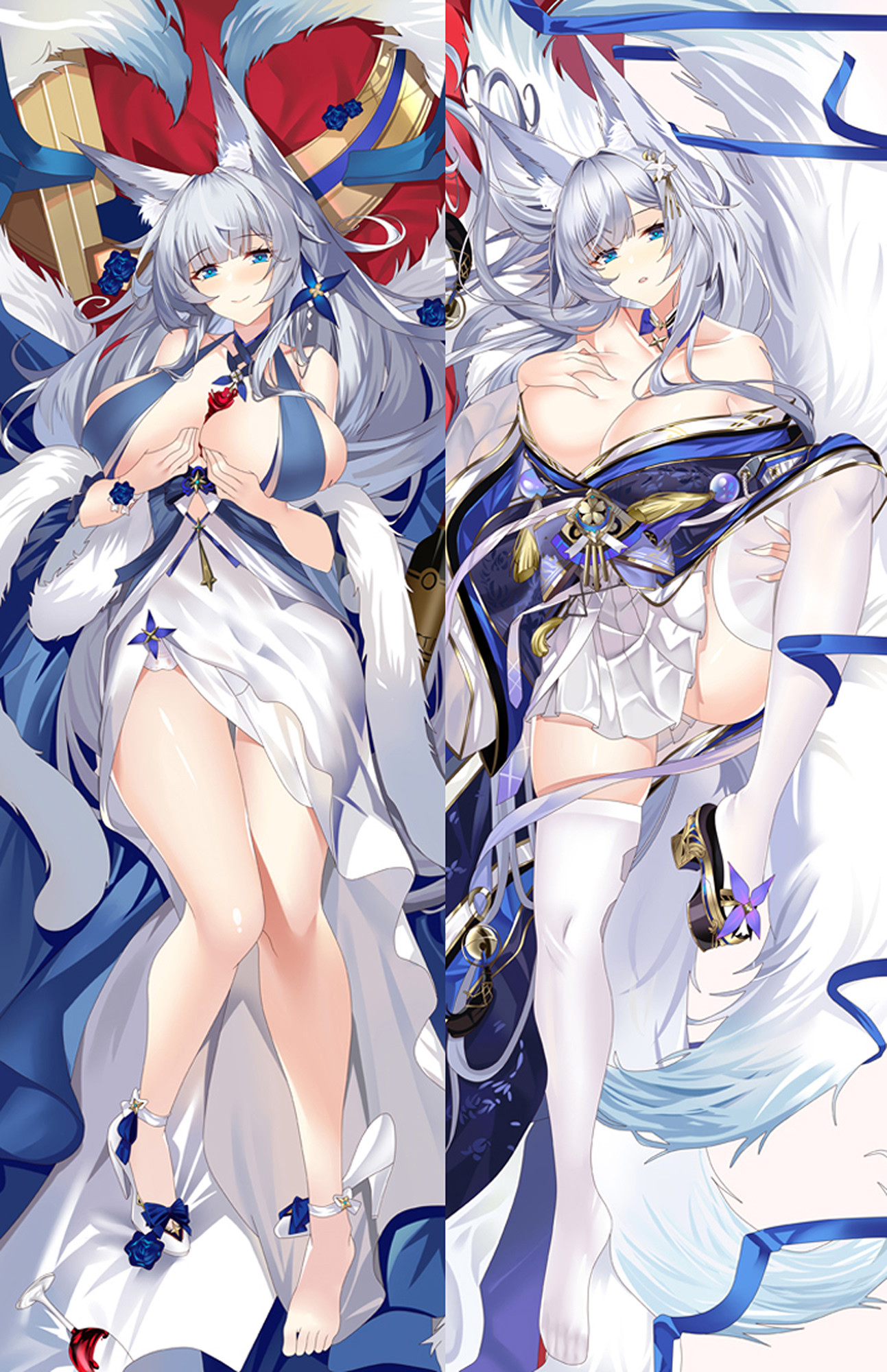 Shinano from Azur Lane dakimakura cover