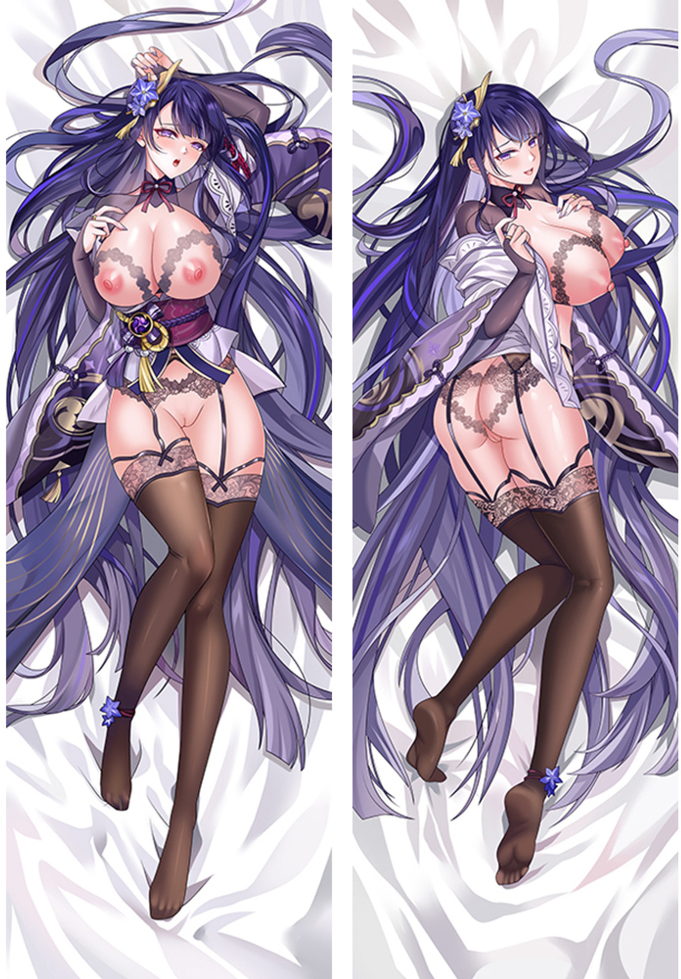 Raiden Shogun from Genshin Impact 18+ Uncensored dakimakura cover