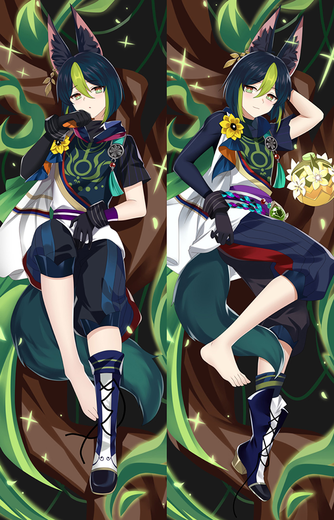 Tighnari from Genshin Impact dakimakura cover