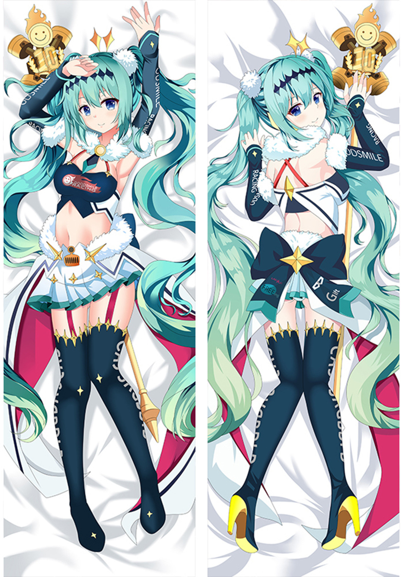Hatsune Miku from Vocaloid dakimakura cover
