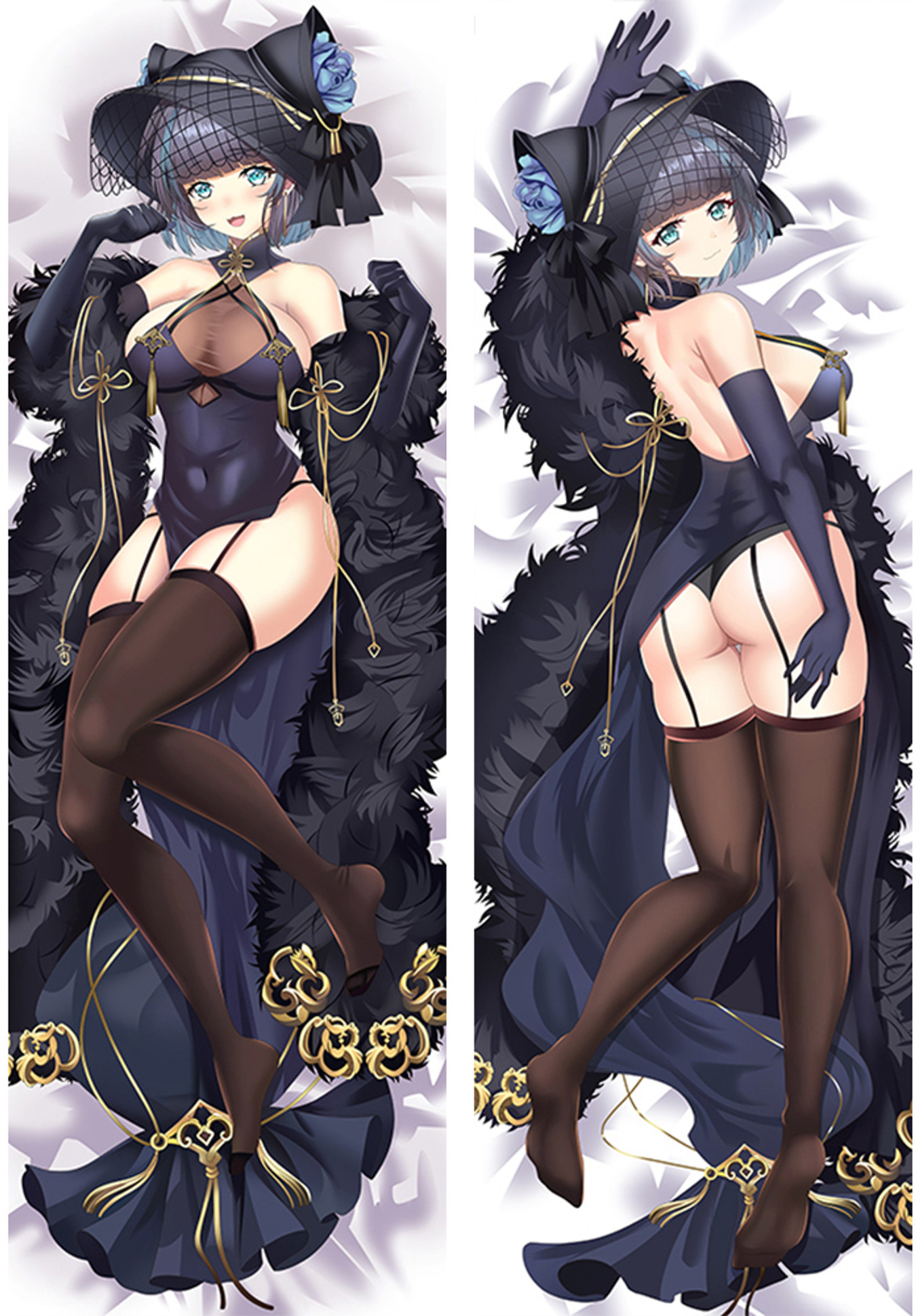 Cheshire from Azur Lane dakimakura cover