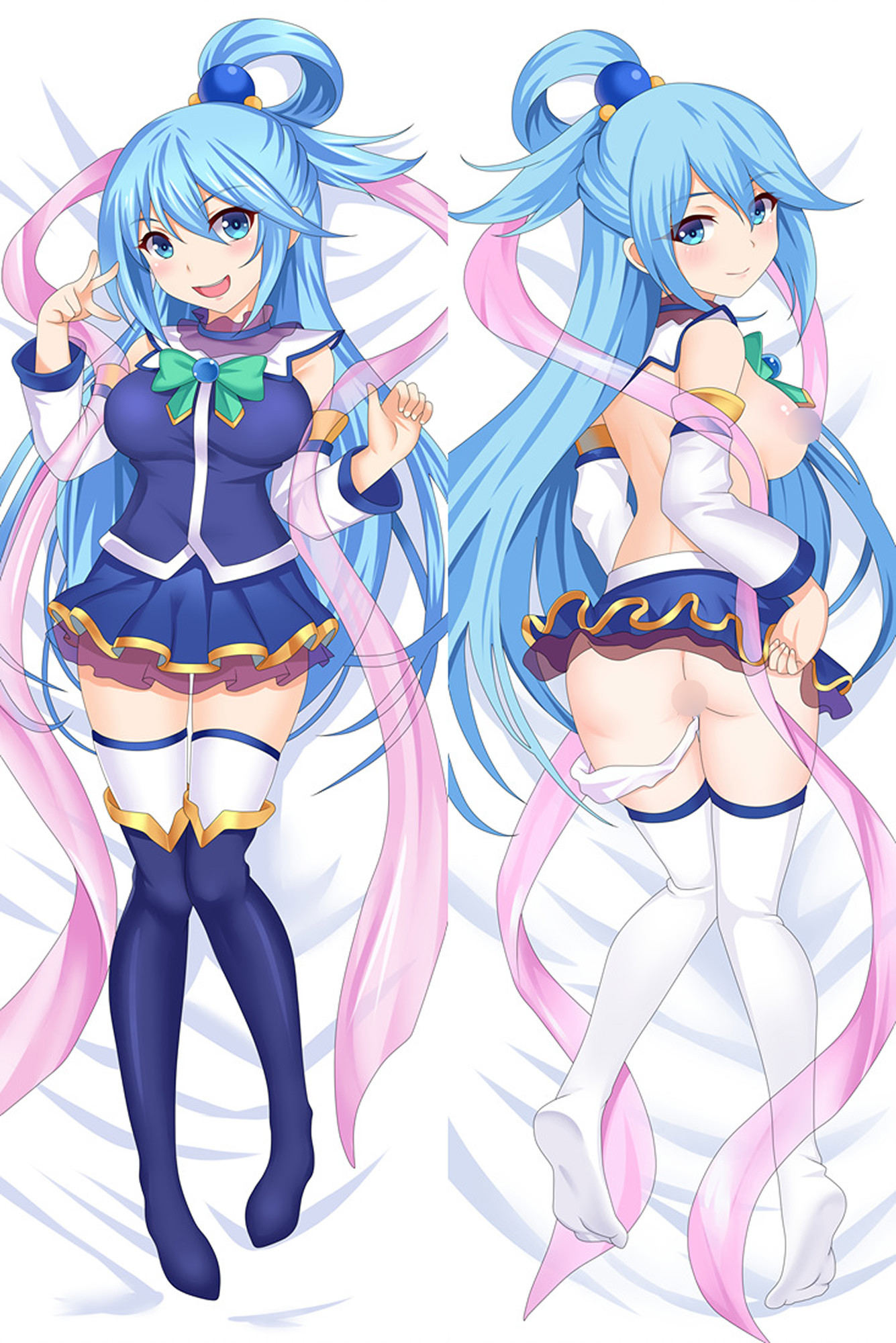 Aqua from KonoSuba 18+ dakimakura cover