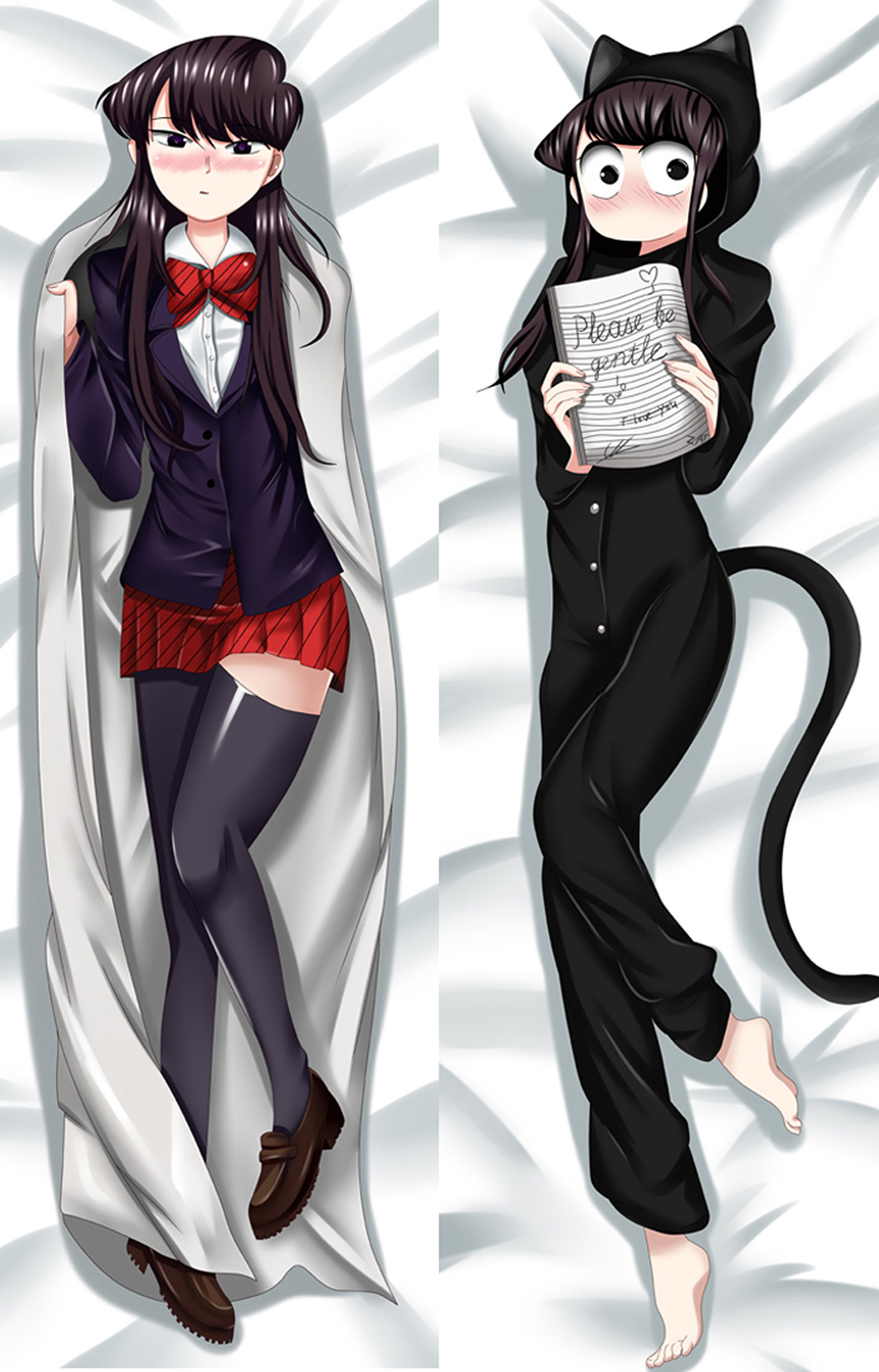 Shouko Komi from Can't Communicate dakimakura cover