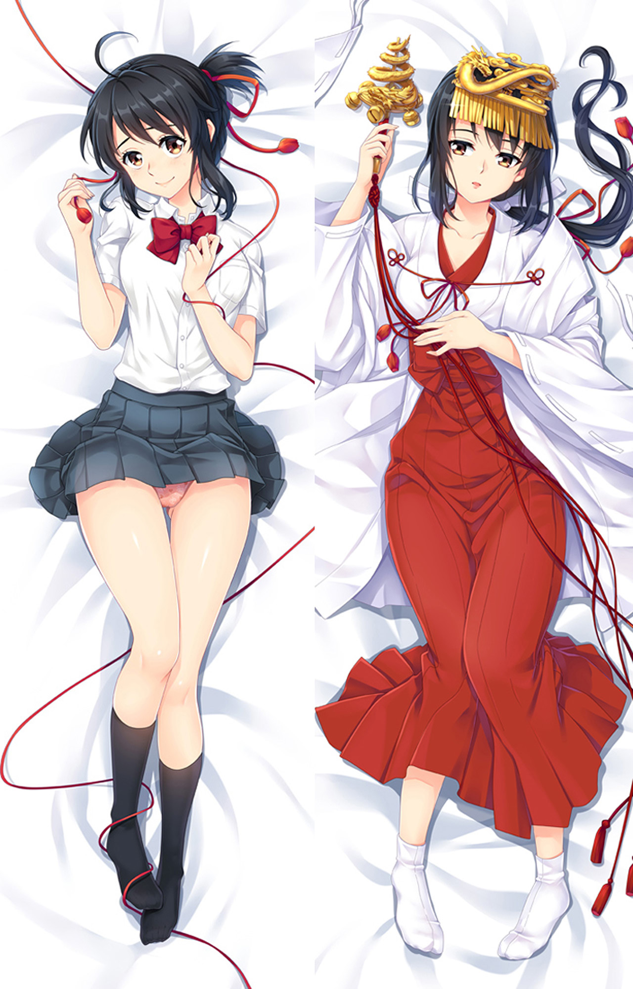 Mitsuha Miyamizu from Your Name dakimakura cover