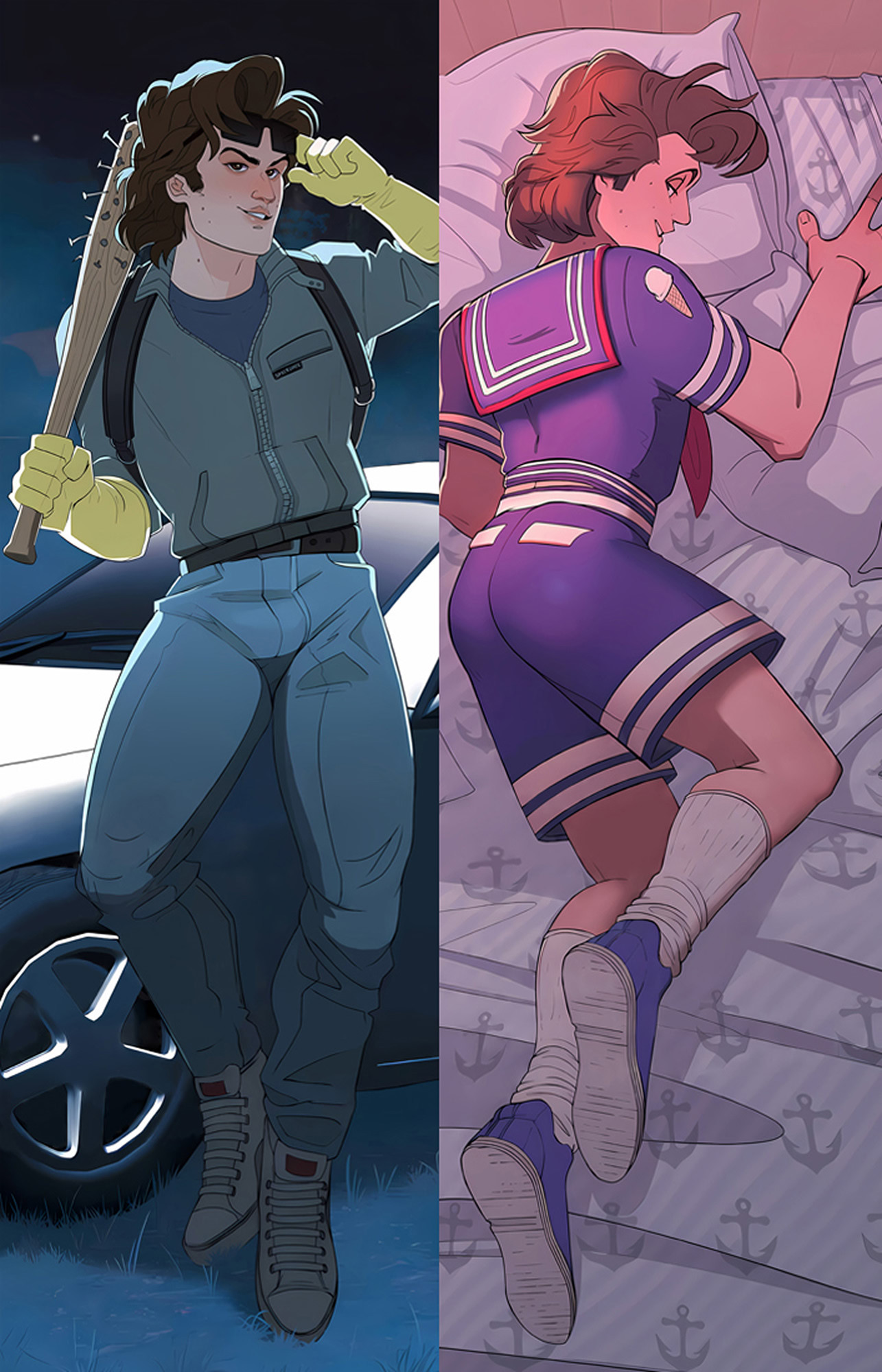 Steve Harrington from Stranger Things dakimakura cover