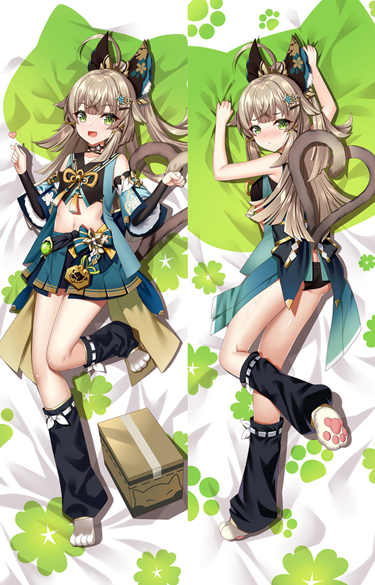 Kirara from Genshin Impact dakimakura cover
