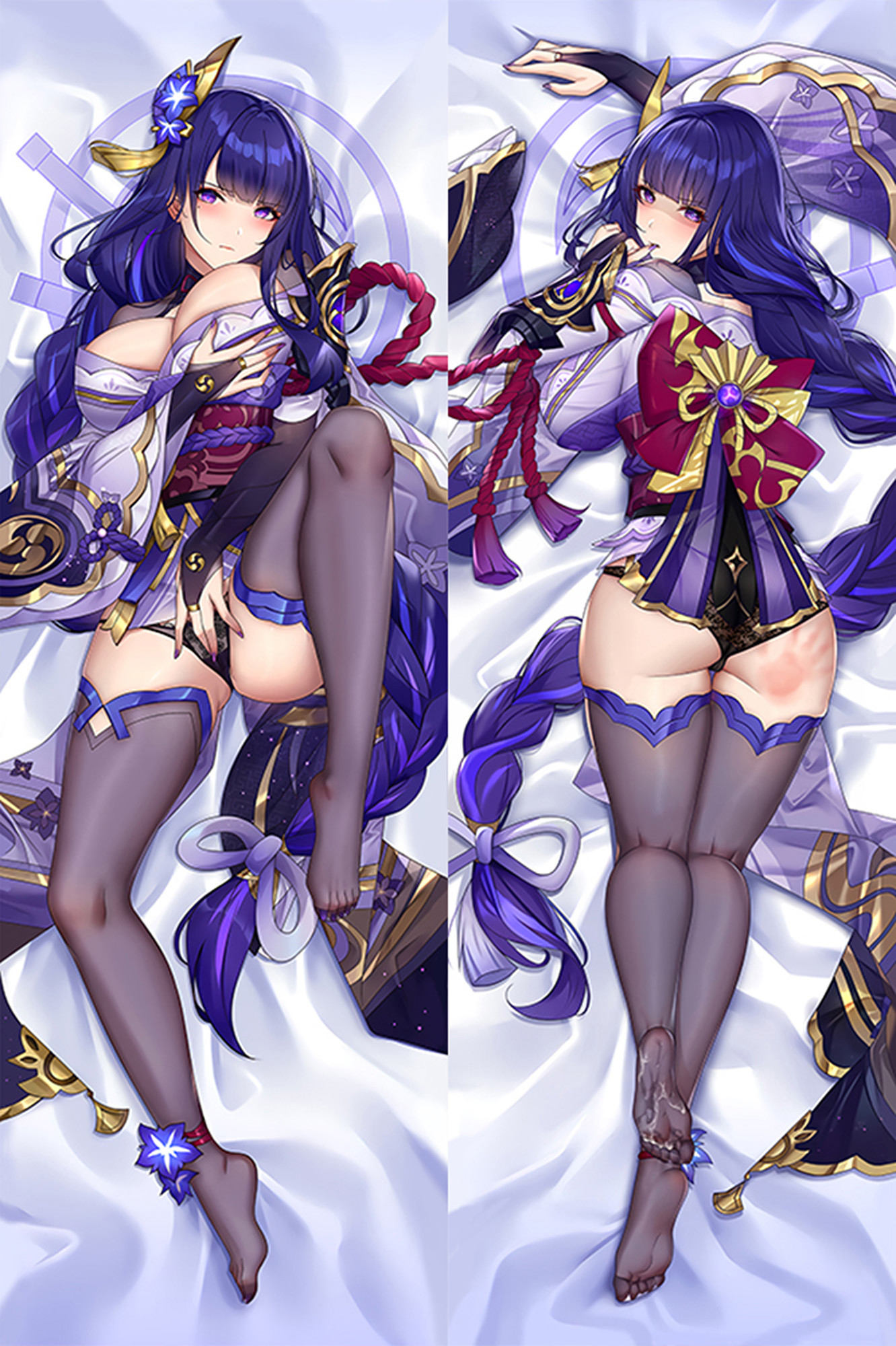Raiden Shogun from Genshin Impact dakimakura cover