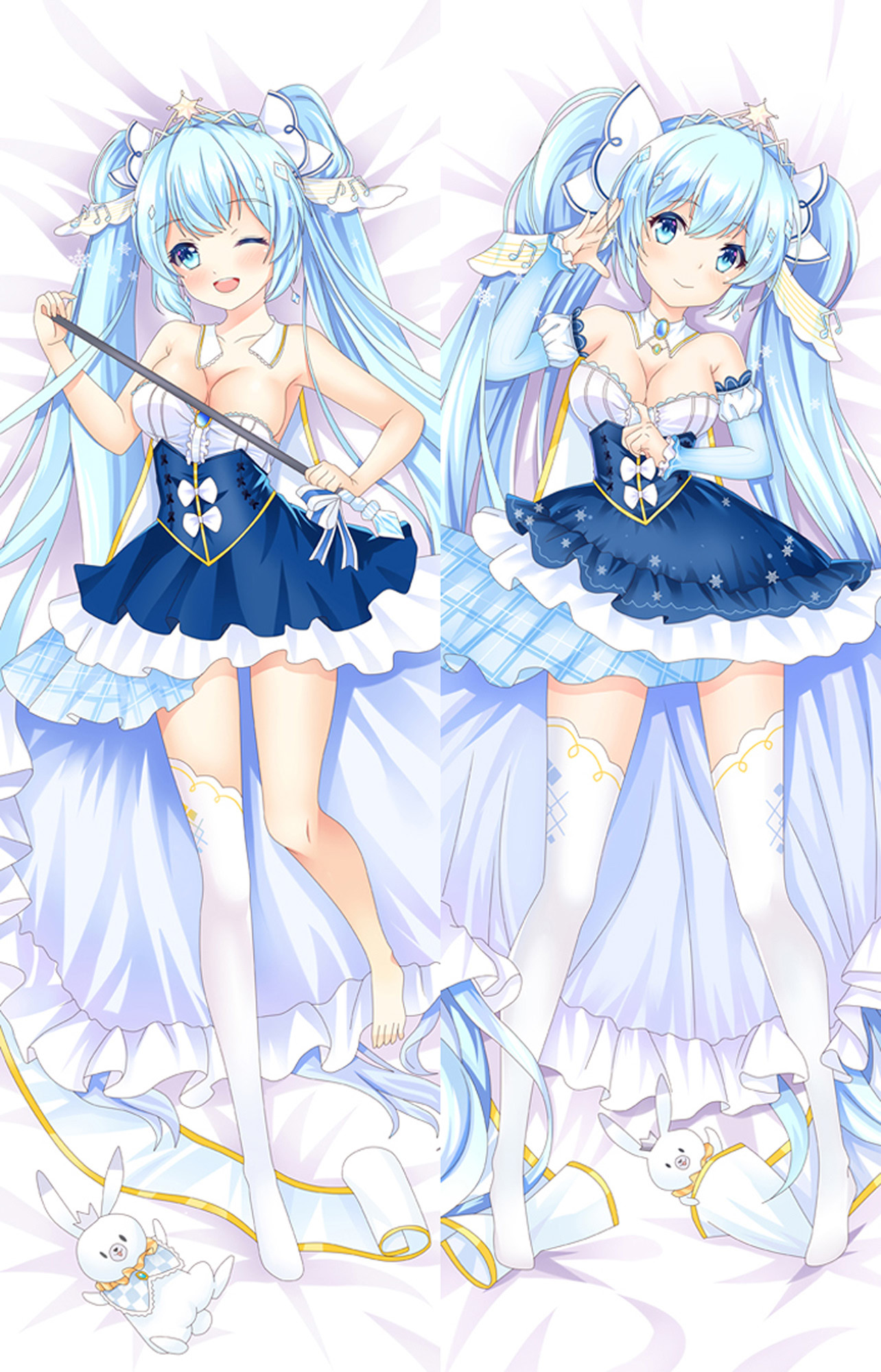 Hatsune Miku from Vocaloid dakimakura cover