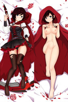 Ruby Rose from "RWBY" NSFW Uncensored Body Pillow Dakimakura Case