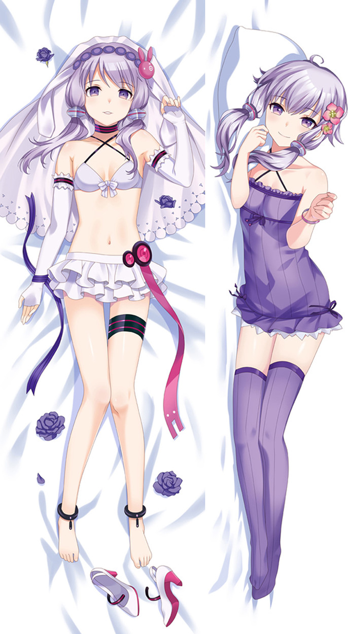 Yuzuki Yukari from Vocaloid dakimakura cover