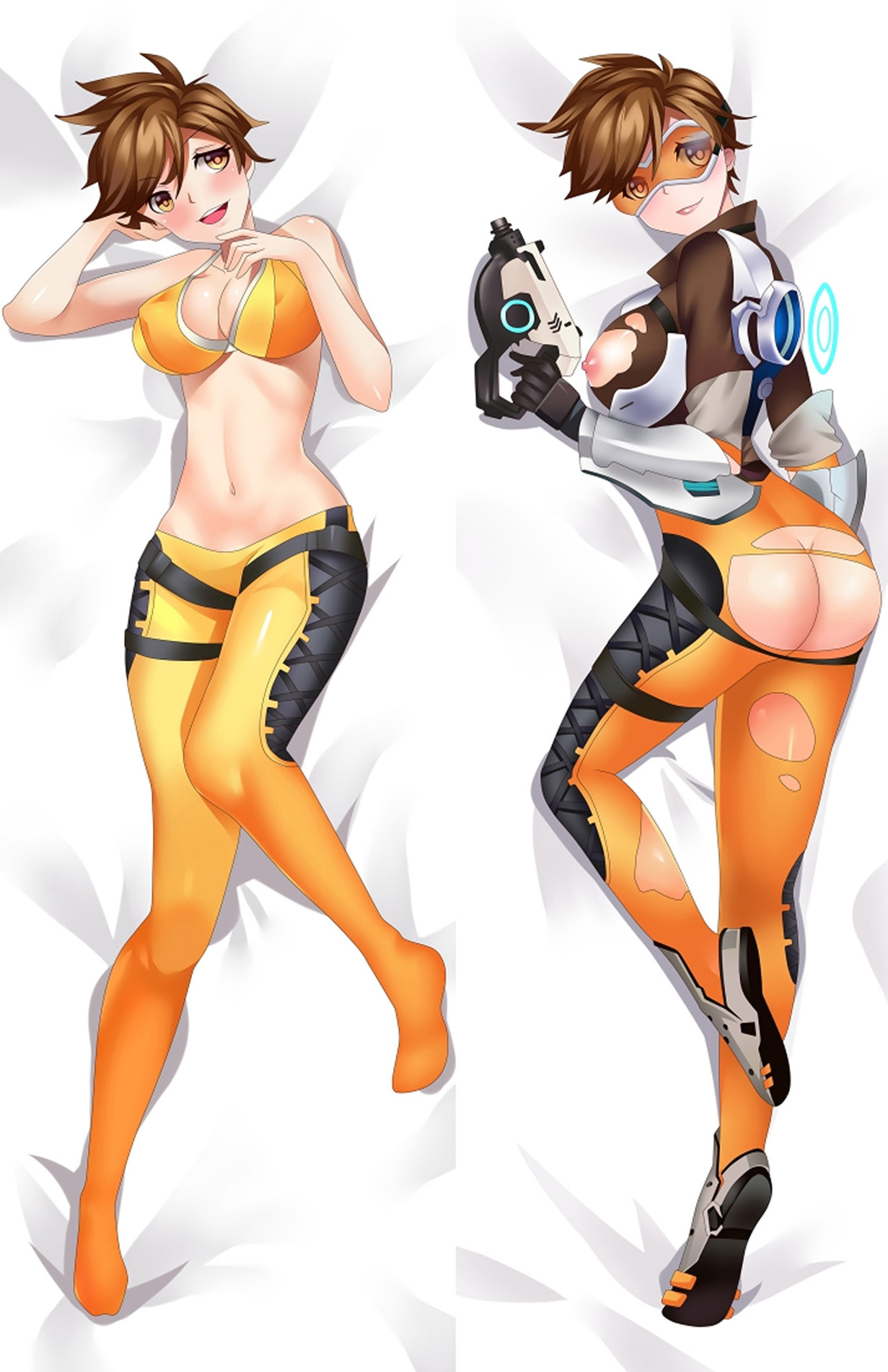 Tracer from Overwatch 18+ Uncensored dakimakura cover