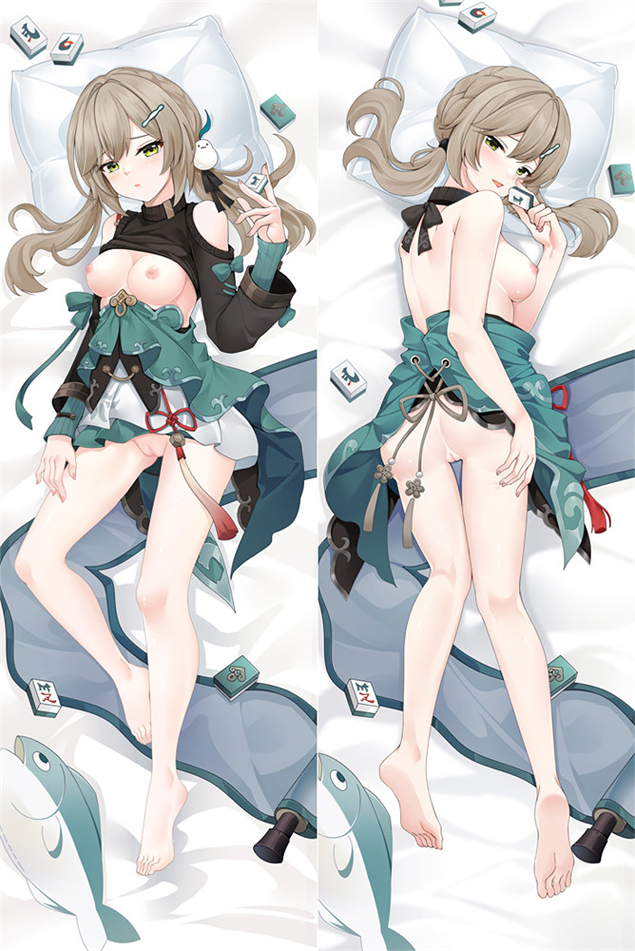Qingque (Honkai Star Rail) 18+ NSFW Dakimakura Body Pillow Cover Uncensored