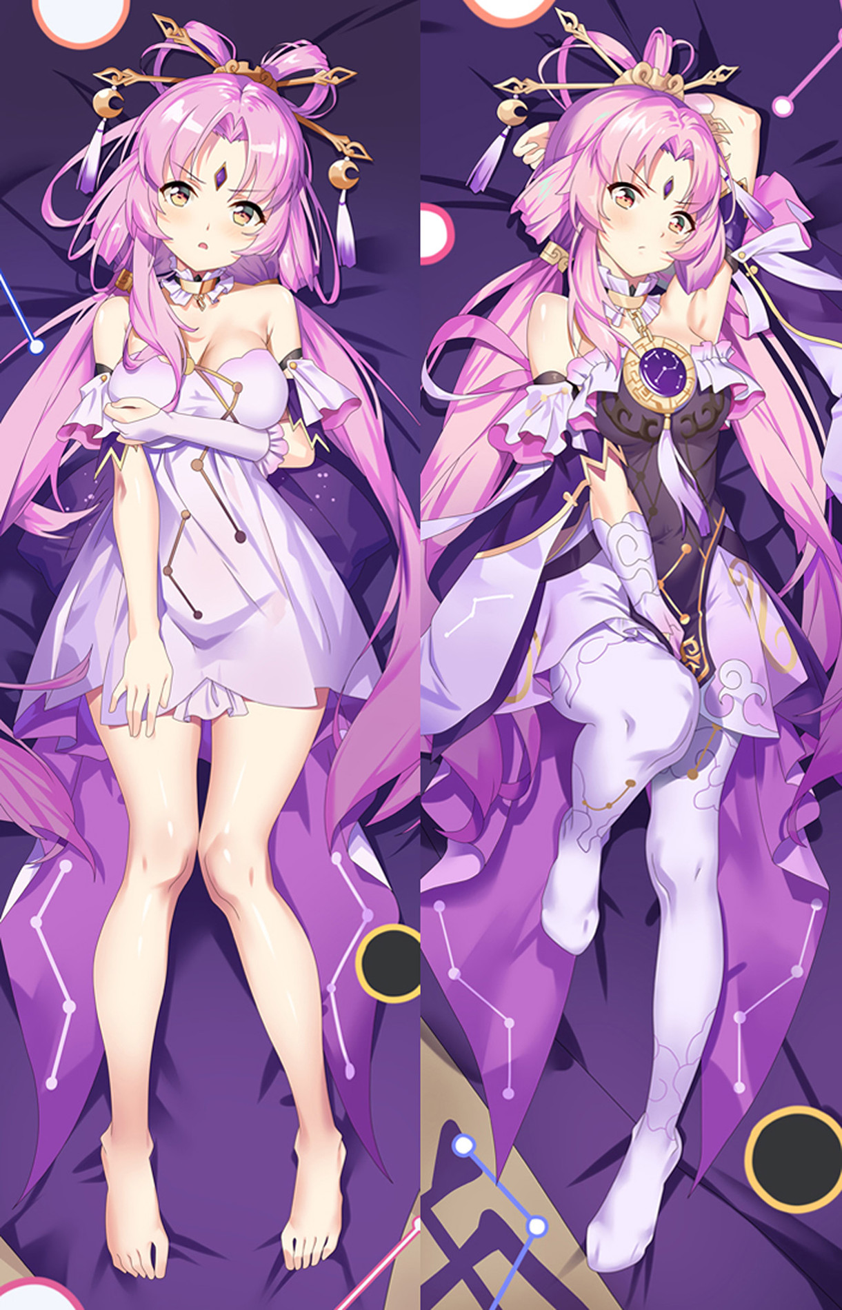 Fu Xuan from Honkai Star Rail dakimakura cover