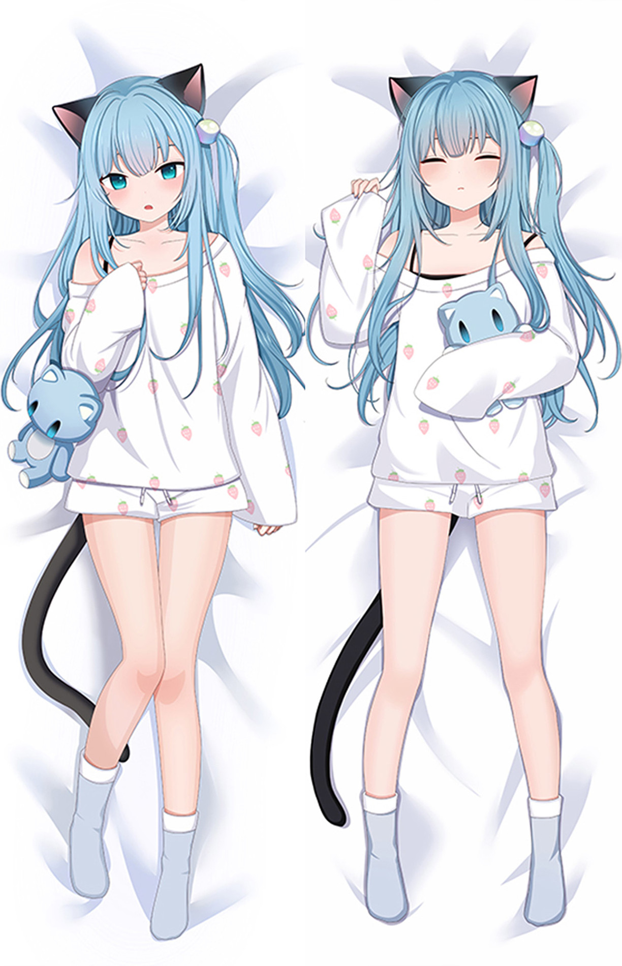 Nekoha Shizuku from Vtuber Hololive dakimakura cover