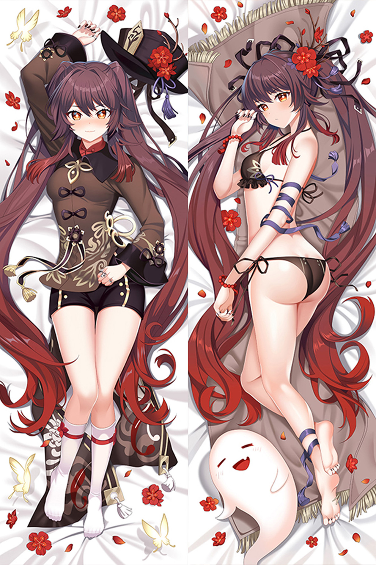 Hu Tao from Genshin Impact dakimakura cover