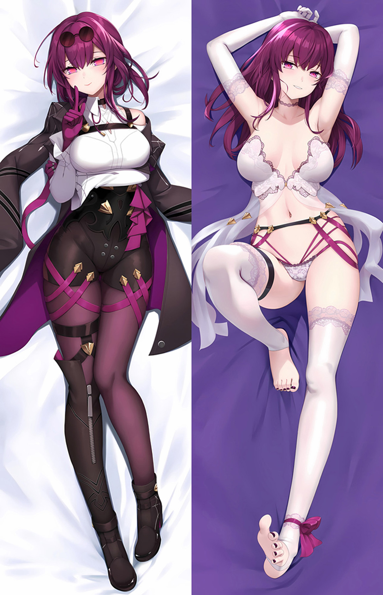 Kafka from Honkai Star Rail dakimakura cover