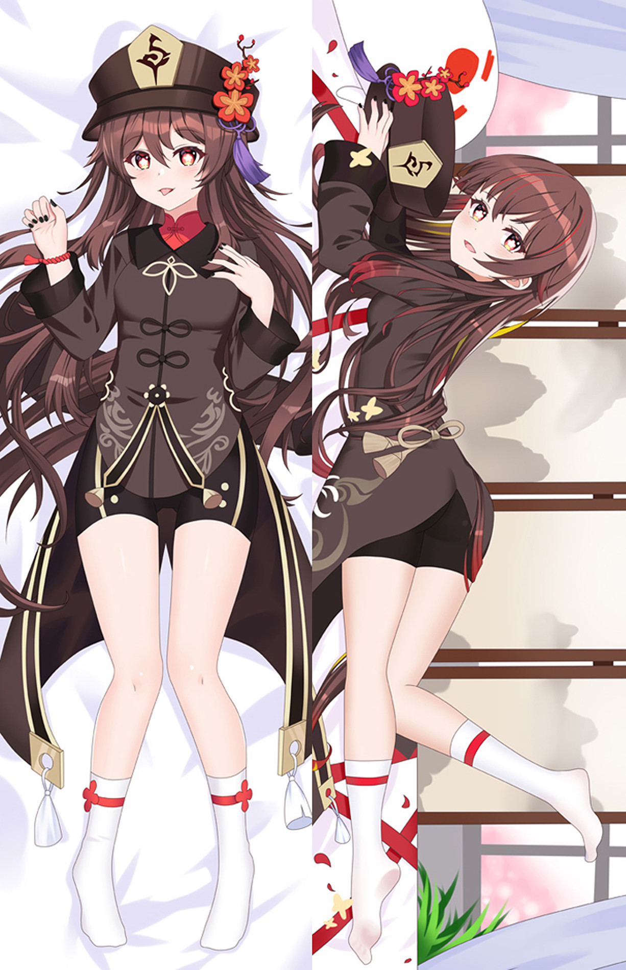 Hu Tao from Genshin Impact dakimakura cover