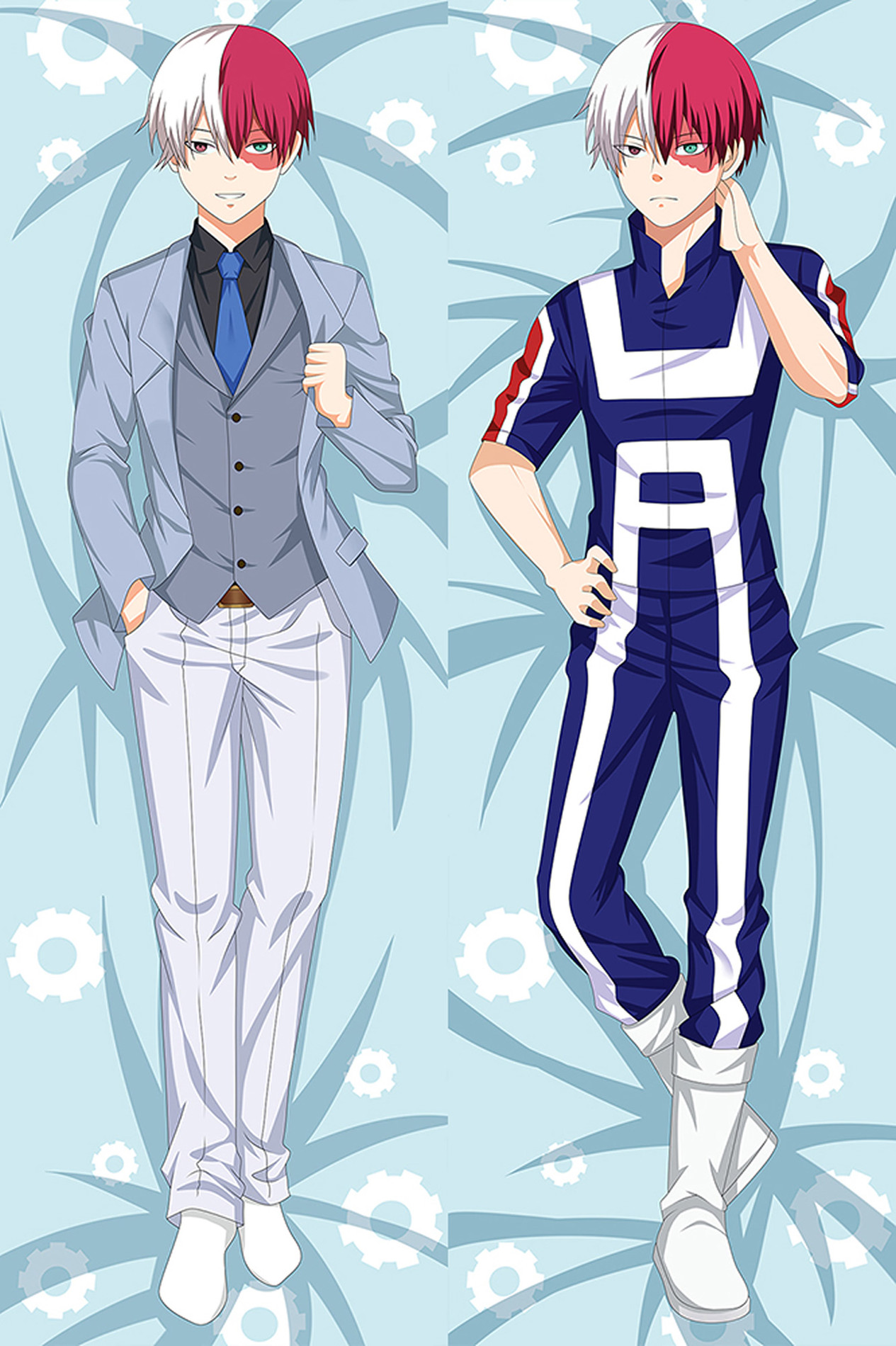 Shoto Todoroki from My Hero Academia dakimakura cover