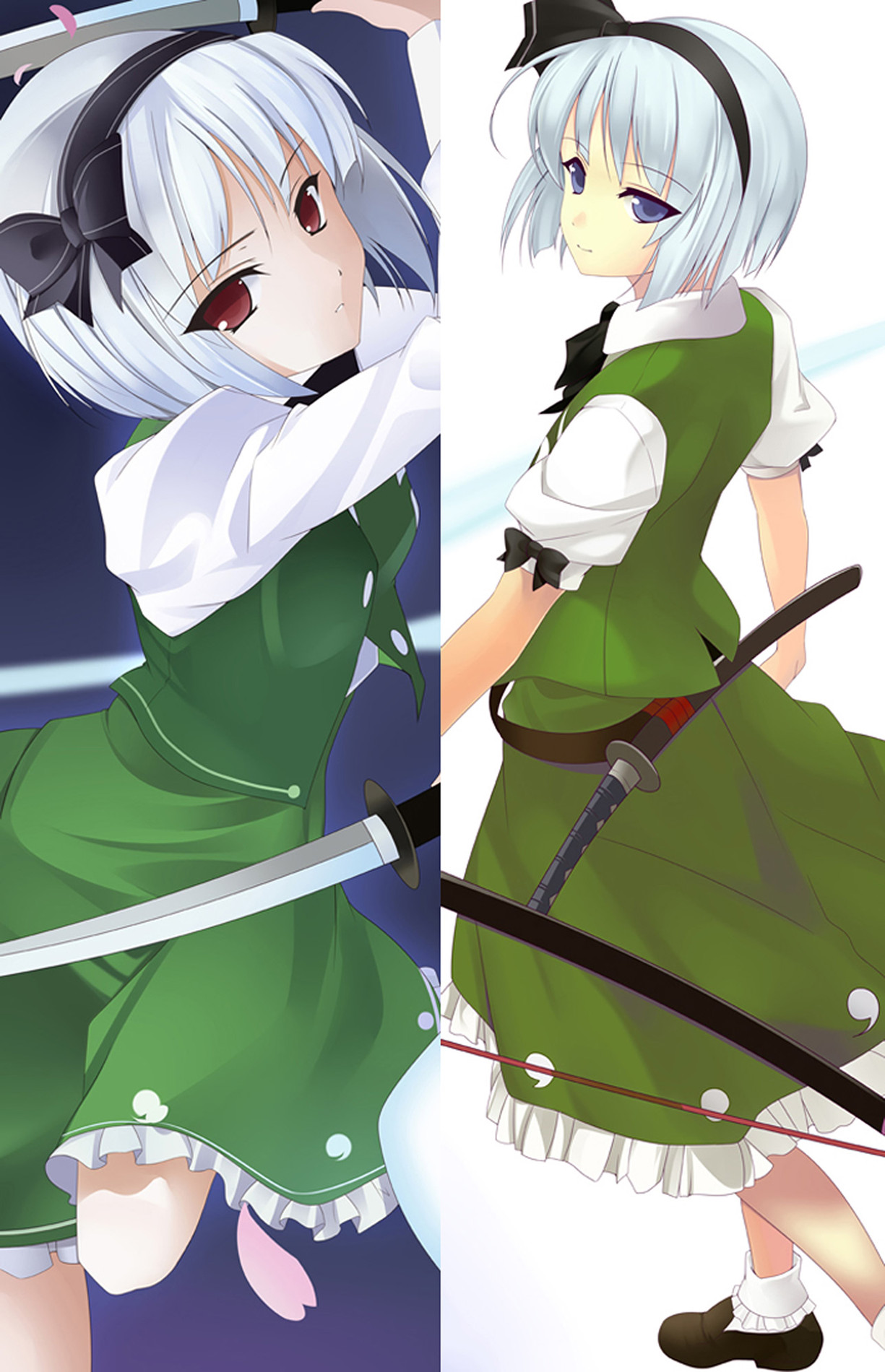 Youmu Konpaku (Touhou Project) Dakimakura Body Pillow Cover
