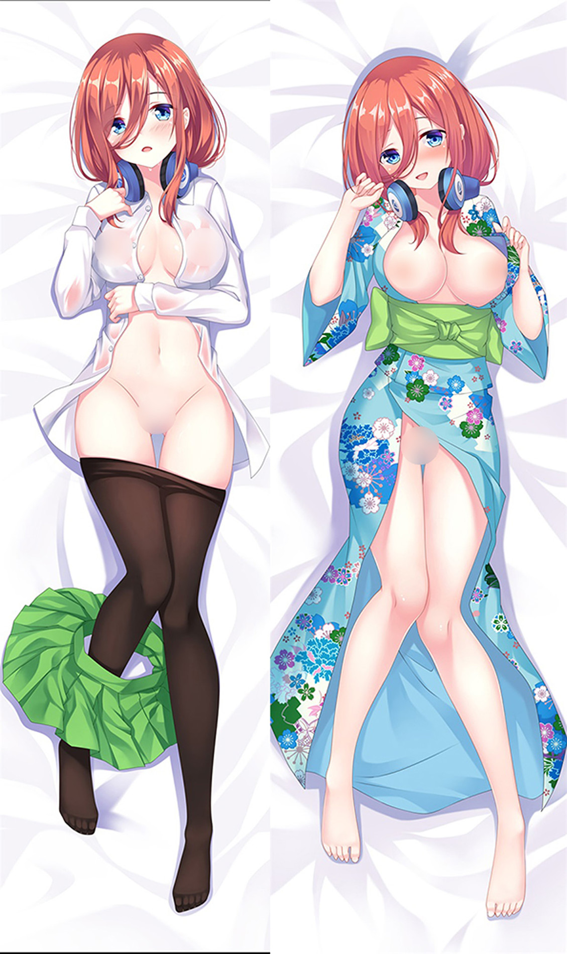 Miku Nakano (The Quintessential Quintuplets) 18+ NSFW Dakimakura Body Pillow Cover