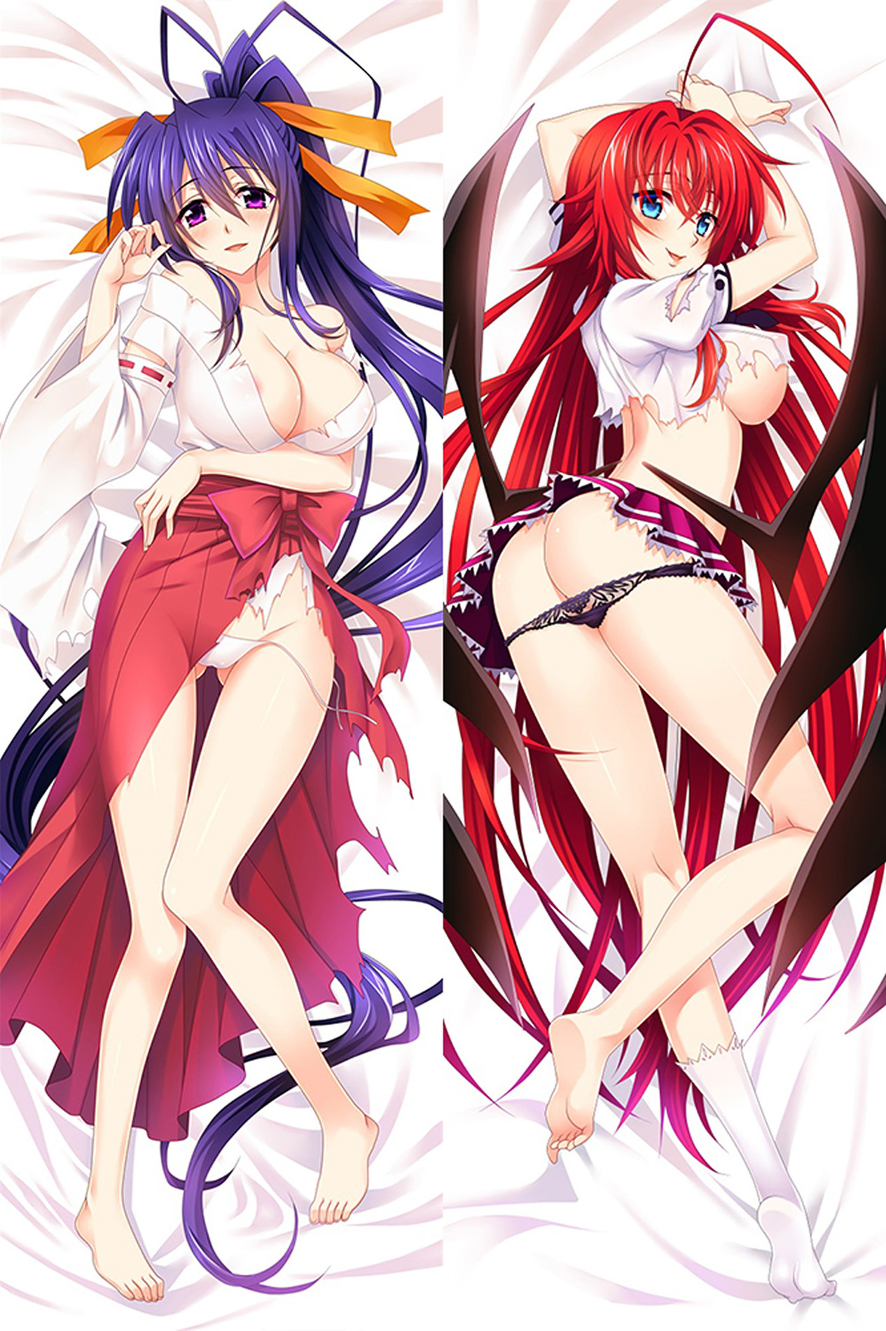 Akeno Himejima and Rias Gremory (High School DxD) Dakimakura Body Pillow Cover